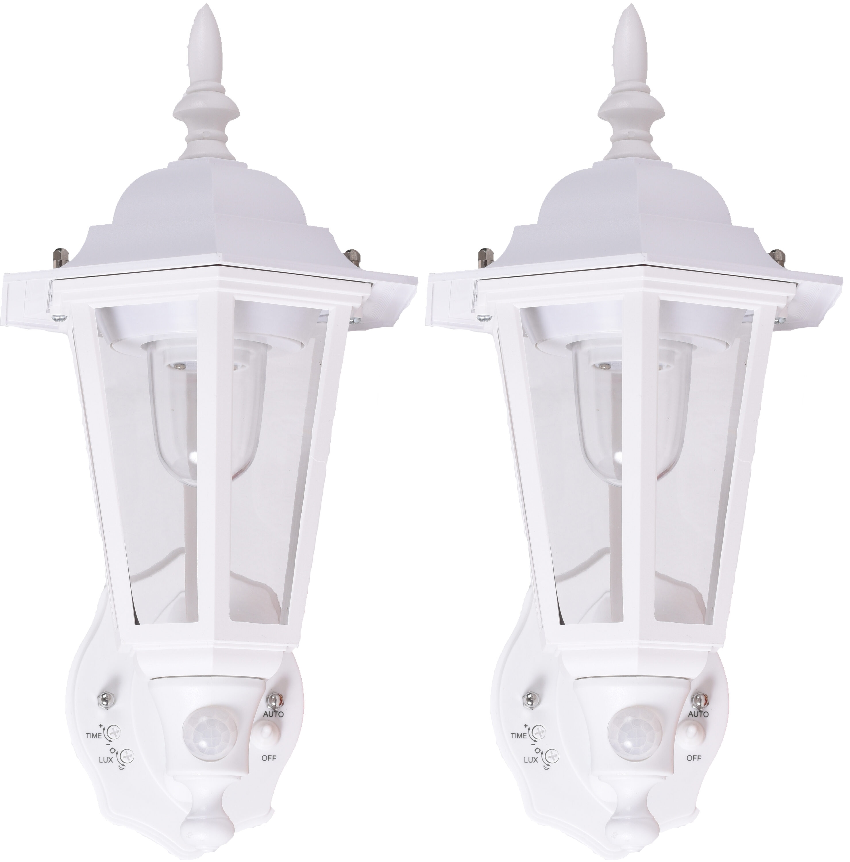 Outdoor LED Battery Powered Motion Activated Wall Sconce - #T4505