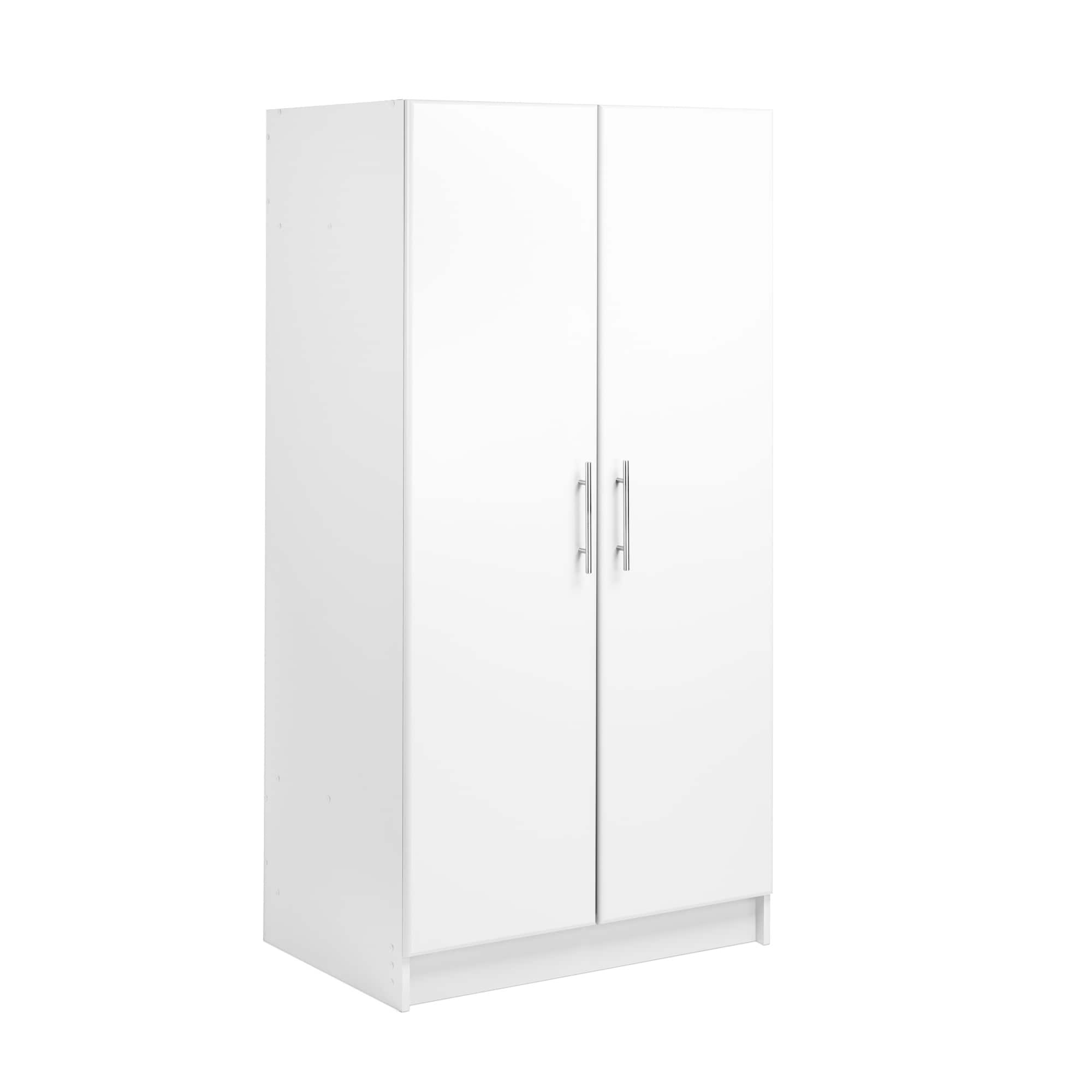 Prepac WEW-3264 Elite 32-in W x 65-in H Wood composite White Freestanding Utility Storage Cabinet
