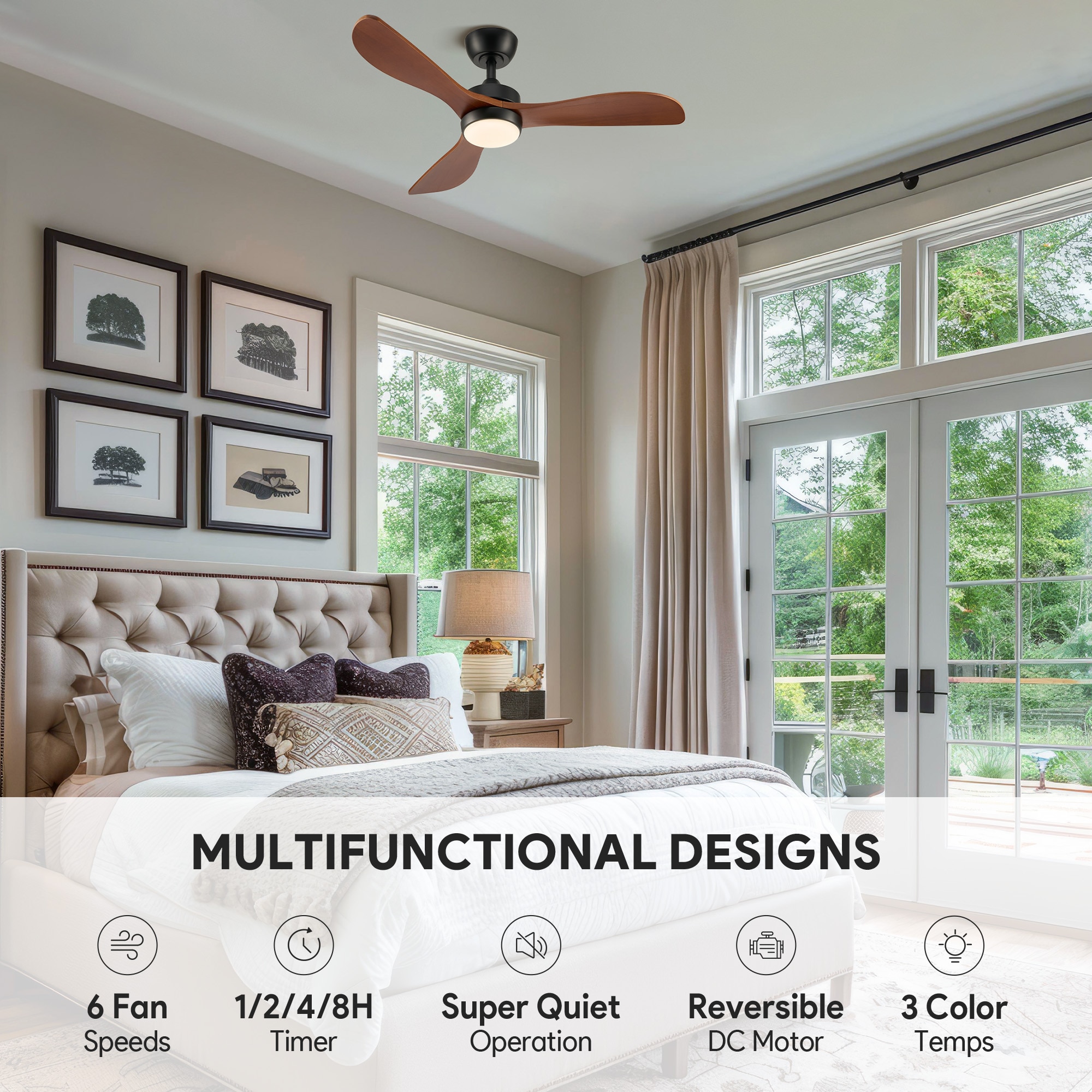 CO-Z CFN-42WD-BK Ceiling-Fans - View #3