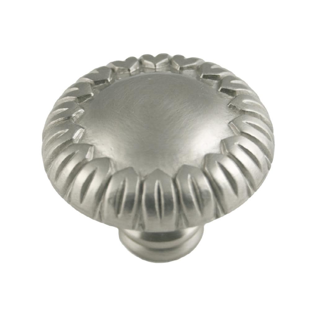 RK International CK 758-P Satin nickel Round Traditional Cabinet Knob