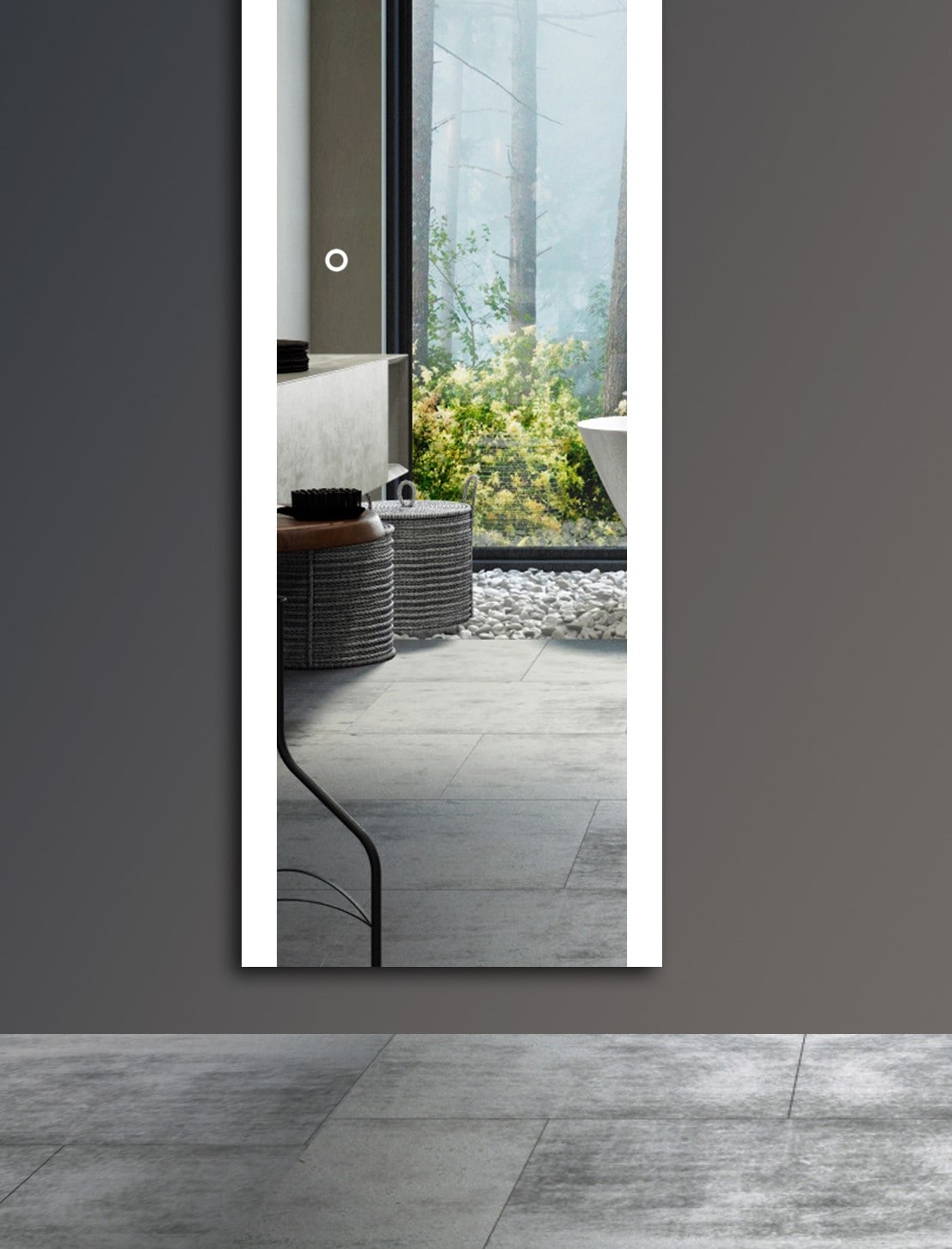 lighted IMPRESSIONS LI9575 Framed-Bath-Mirrors - View #6