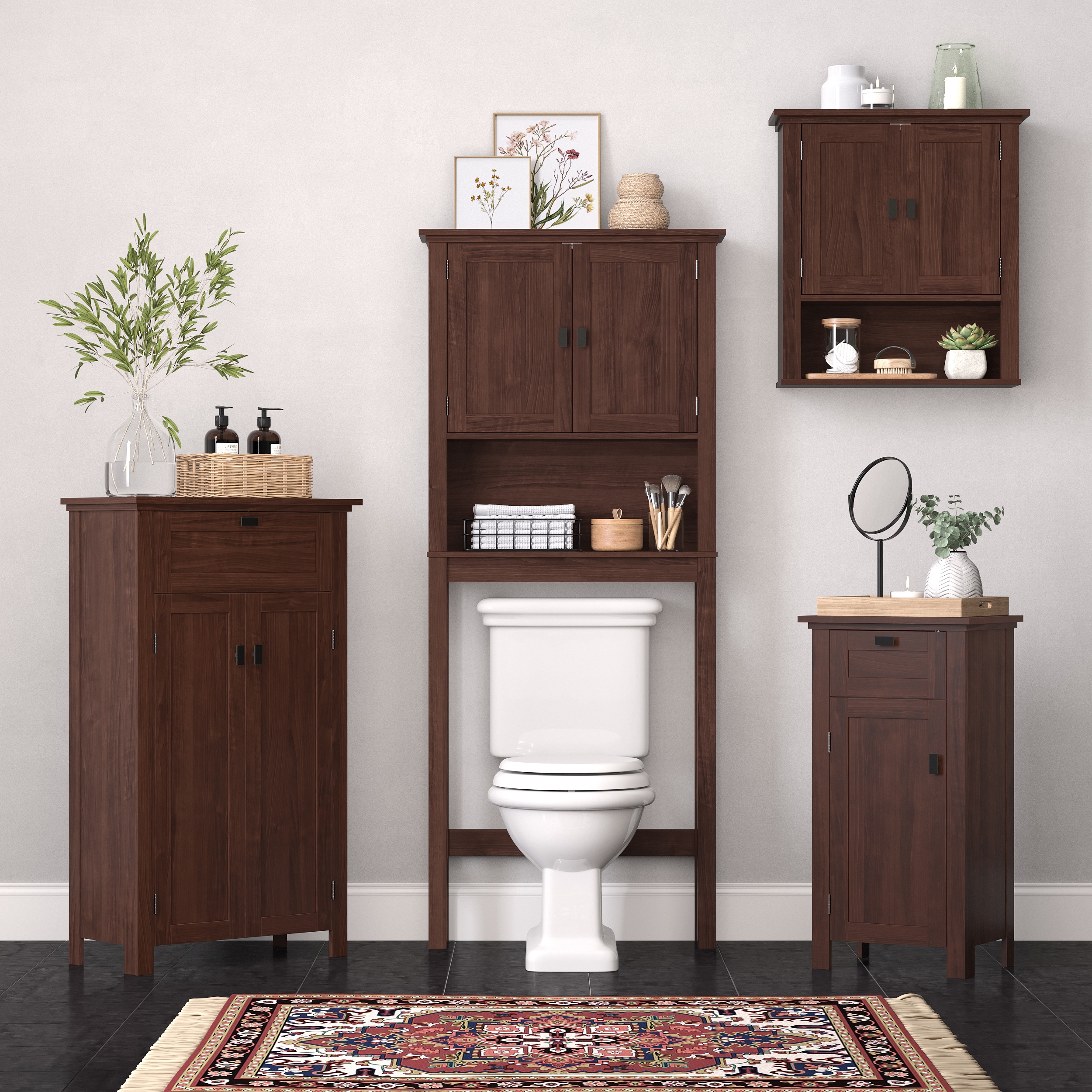 RiverRidge Home Hayward 24.5 in. H 7.88 in. 2024 D x 22.81 in. W Two-Door Bathroom Wa