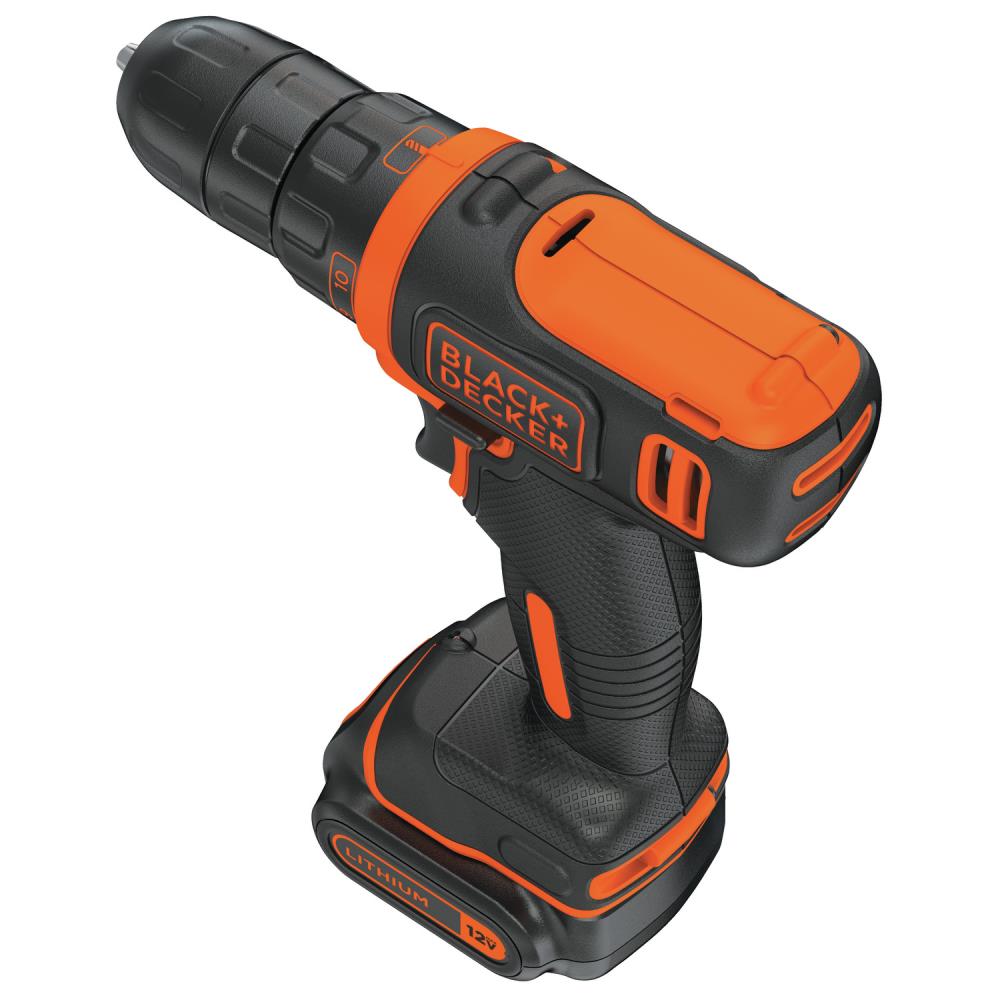 Buy Black & Decker CD121B2-IN Cordless Drill (Optimizes Balance, Orange)  Online - Croma
