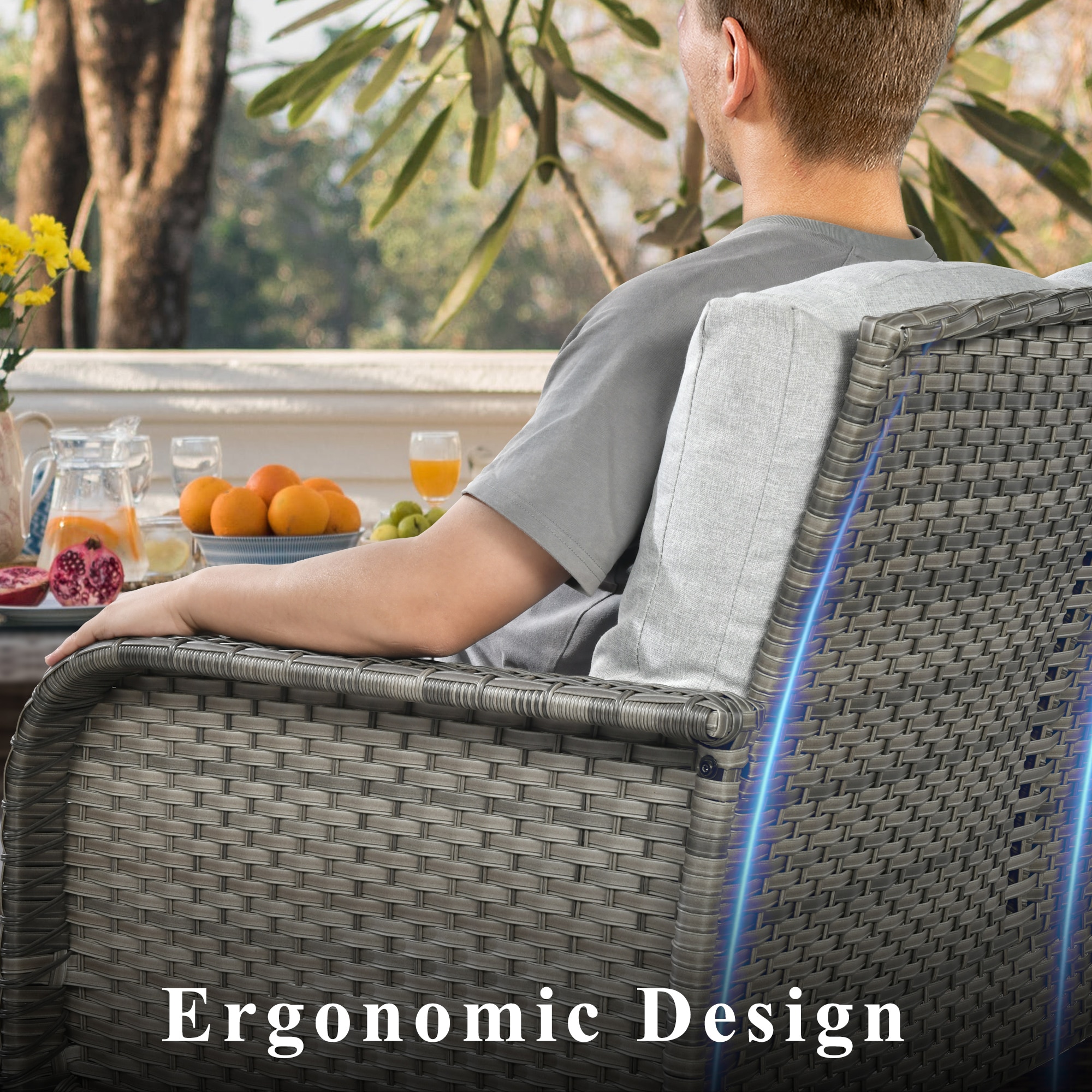 Ovios GNDS400-1 Patio-Sofas-Daybeds - View #4