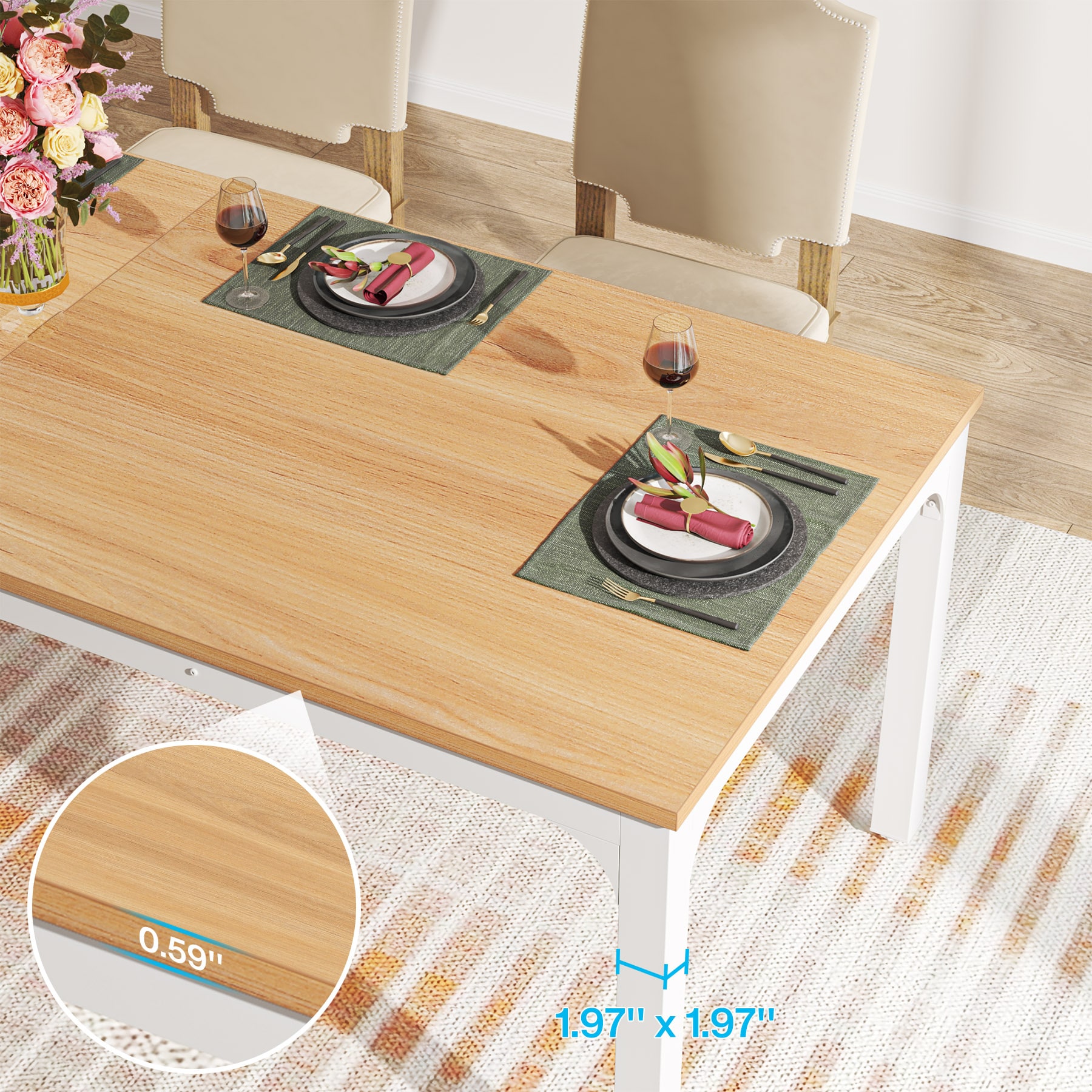 Tribesigns LWOYJL-1032YY Dining-Tables - View #4