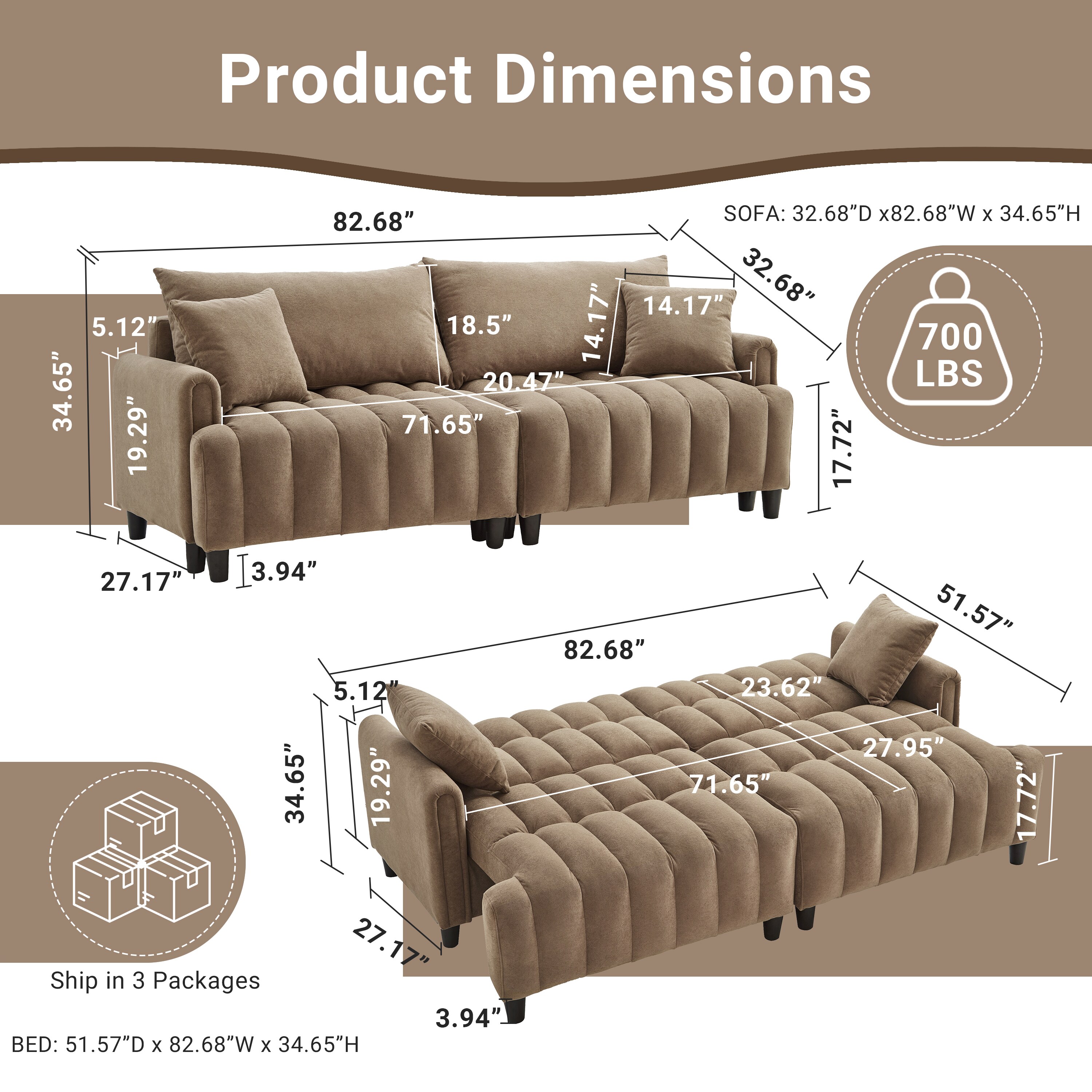 LUXEYARD DS-X-SOFA212018 futons - View #7