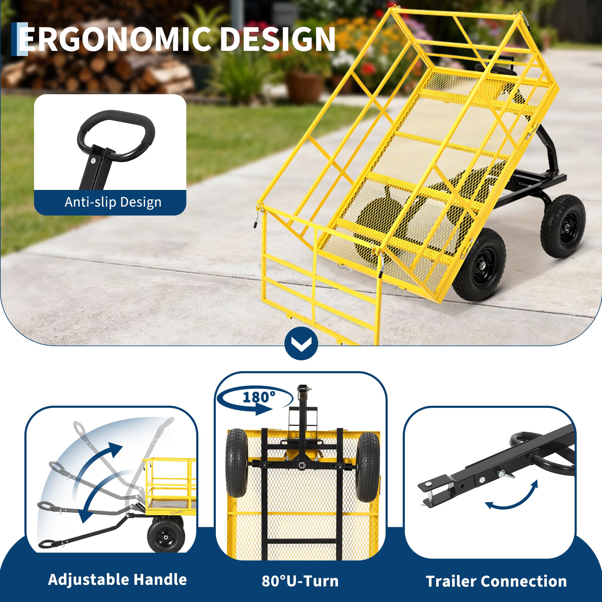 GarveeLife FLYPPG34BK8J7F Plant-Caddy-Cart - View #5