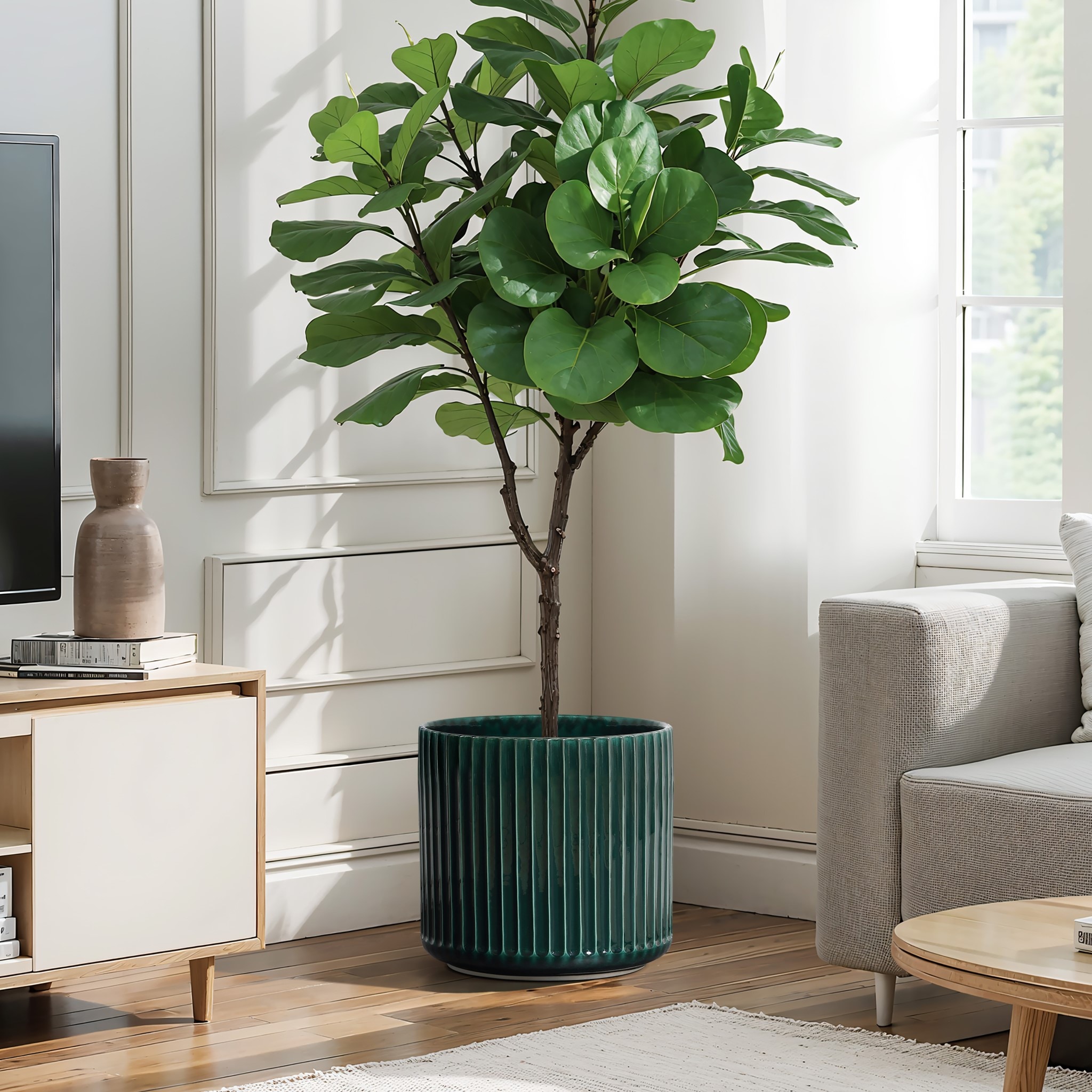 LuxenHome WHPL2255-L Planter-Window-Box - View #3
