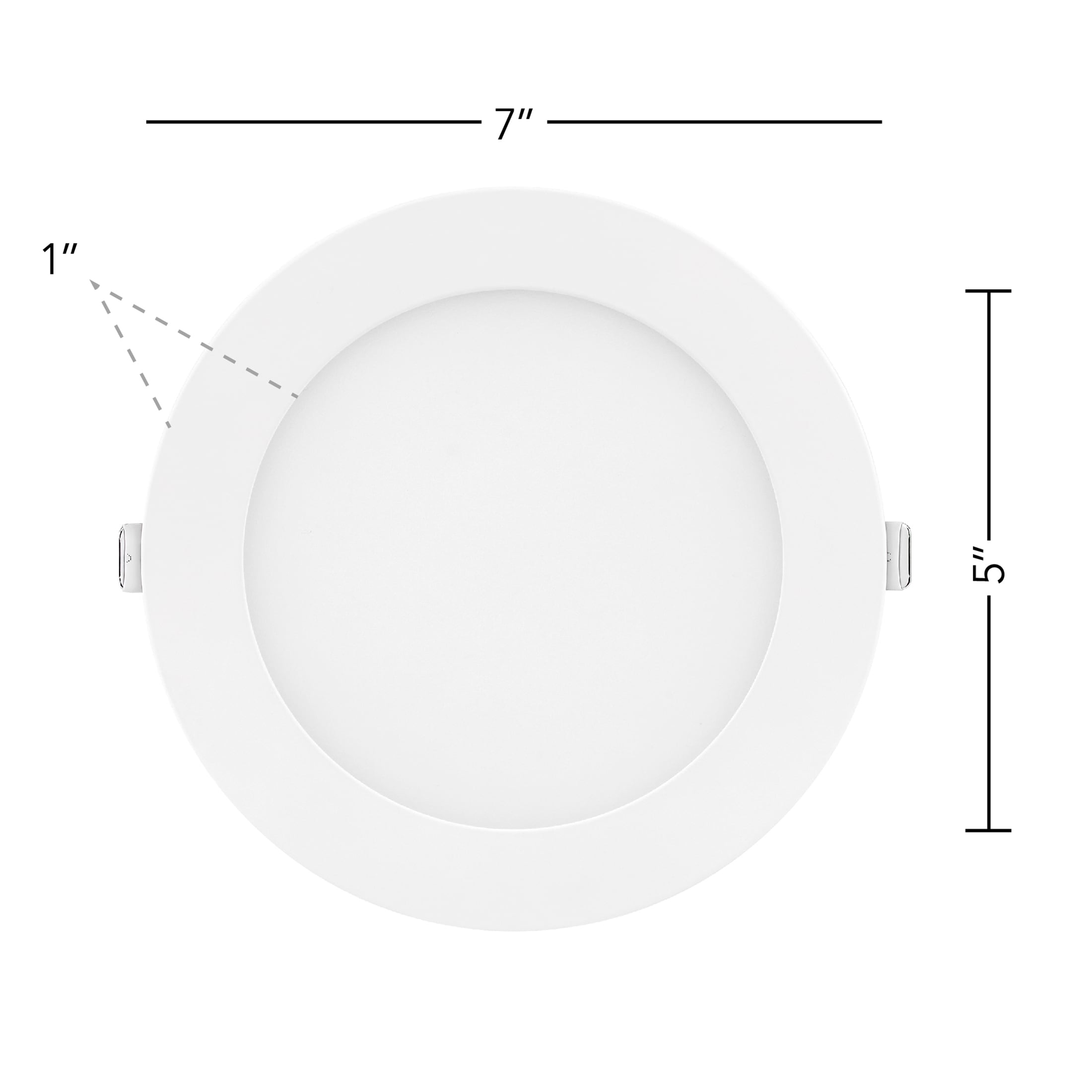 6-Inch White Aluminum Dimmable LED Downlight with J-Box