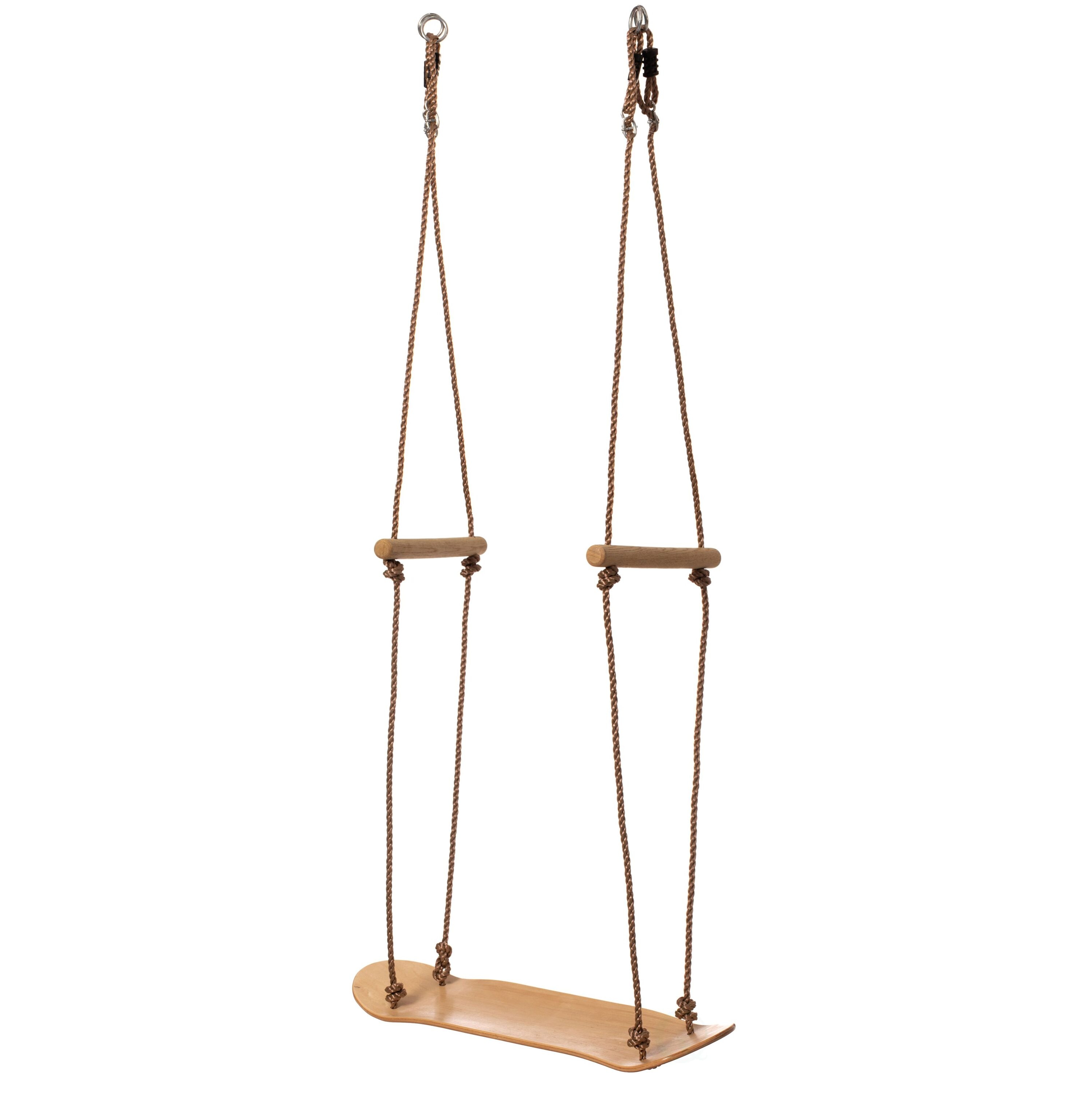 Playberg QI004568 Brown Plastic Skateboard Swing