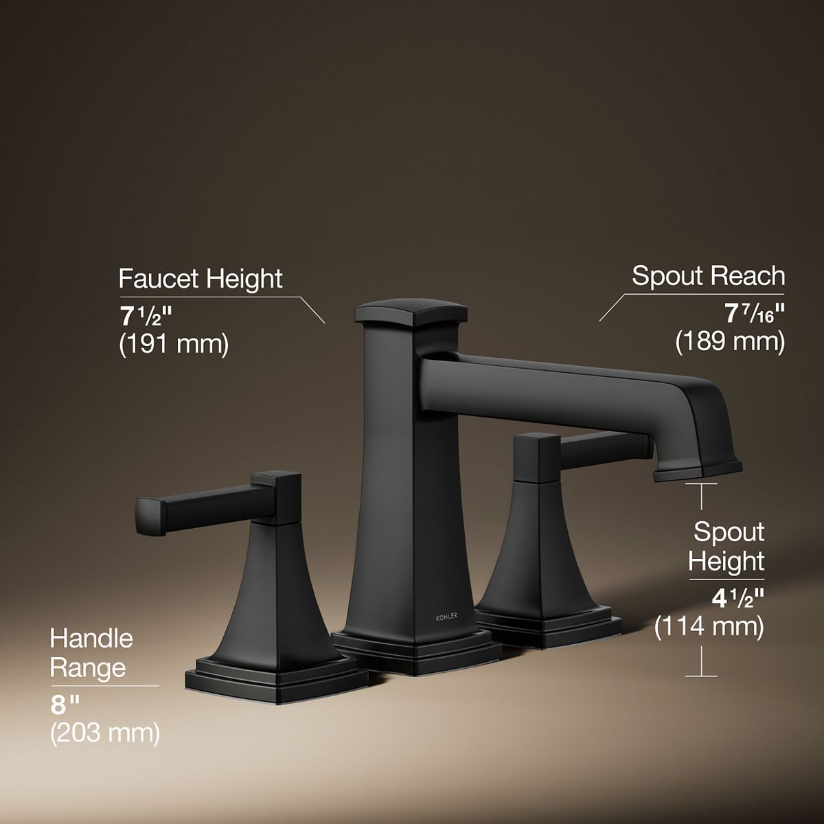 KOHLER T27405-4-BL Roman-Tub-Faucets - View #3