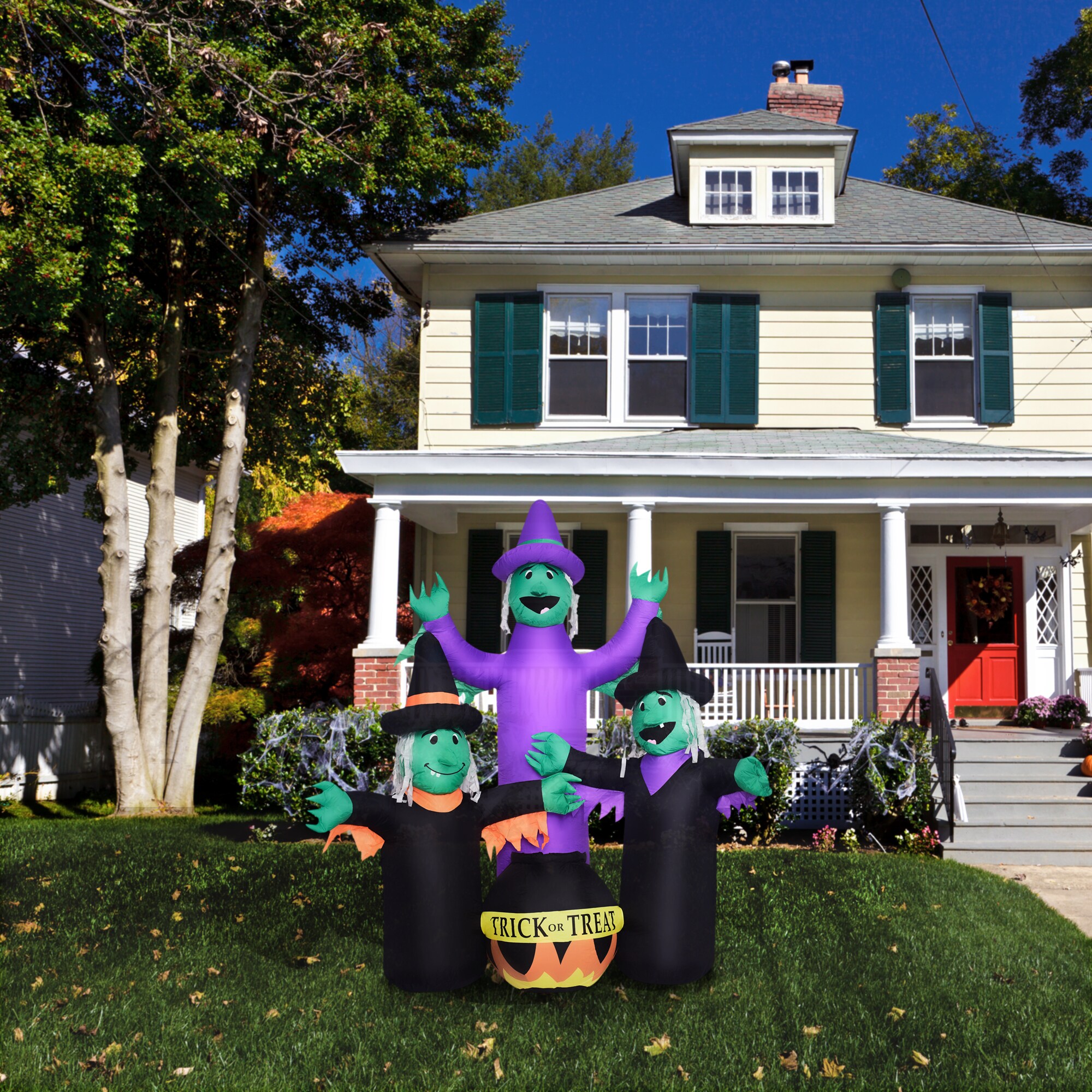 Haunted Hill Farm HIWITCHTRIO061-L Outdoor-Halloween-Decor - View #3