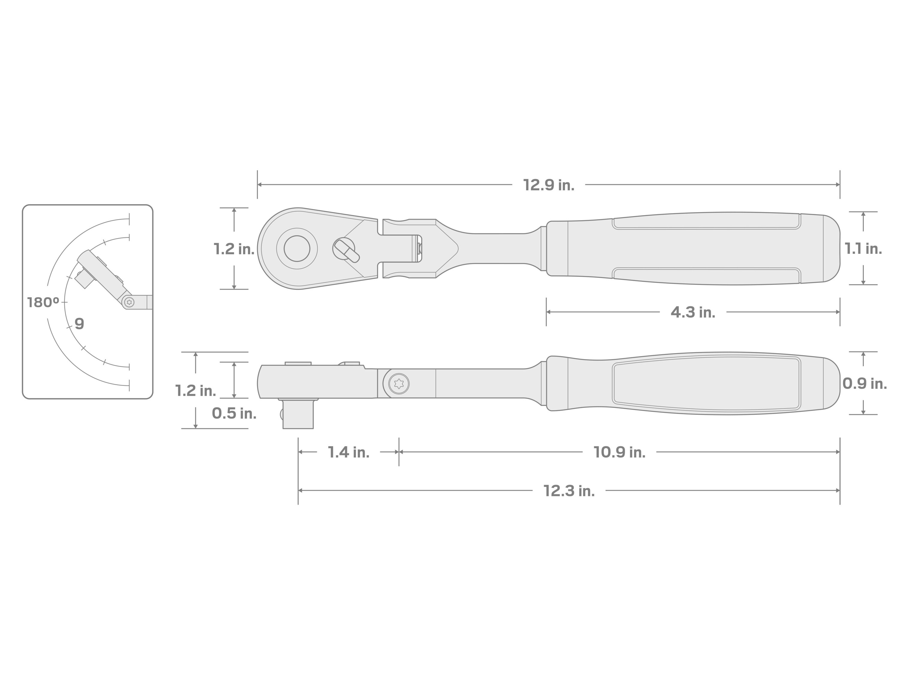 TEKTON SRH32112 ratchets - View #6