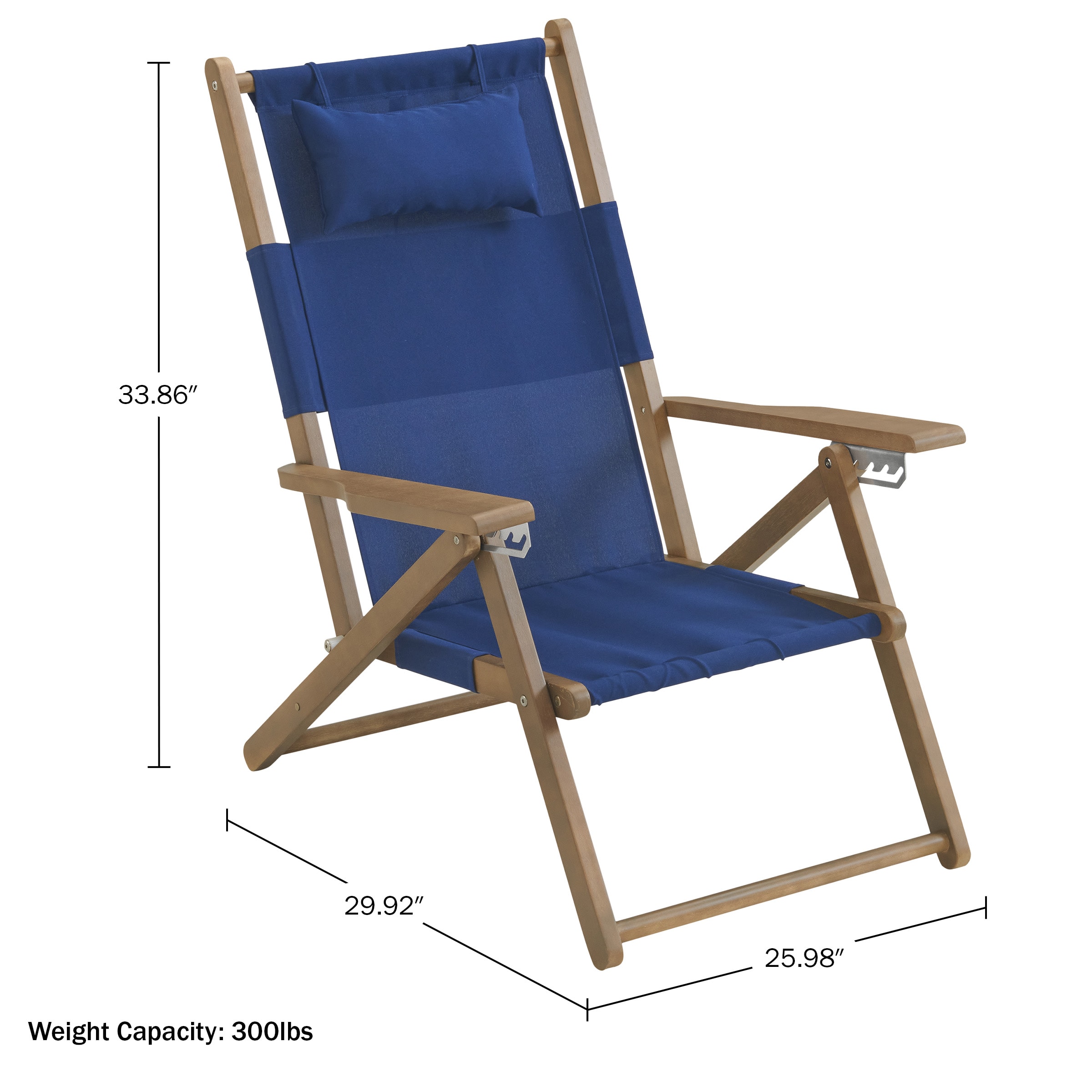 Lavish Home 80-OUTD-FLDBCH-3-2 Beach-Camping-Chairs - View #9