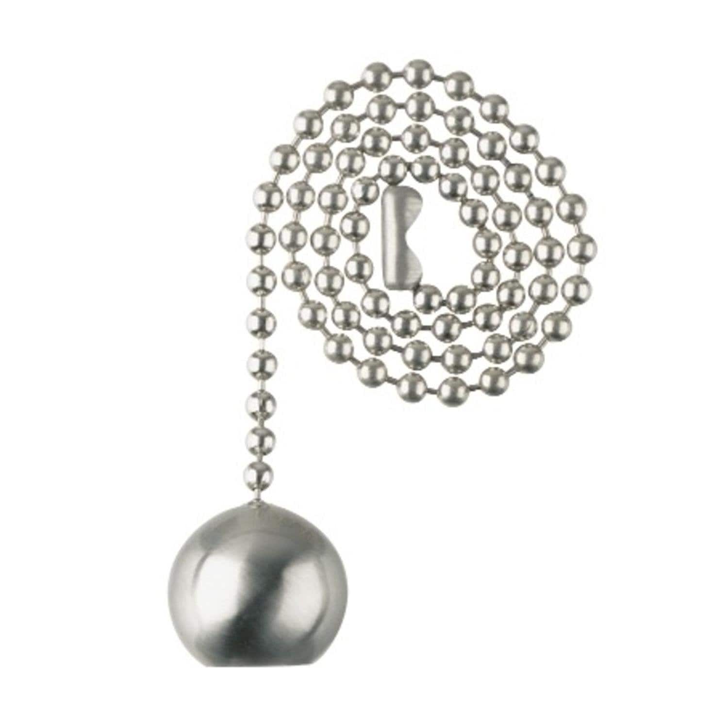 Westinghouse  Decorative 12 Pull Chain Brushed Pewter (Pack Of 6)