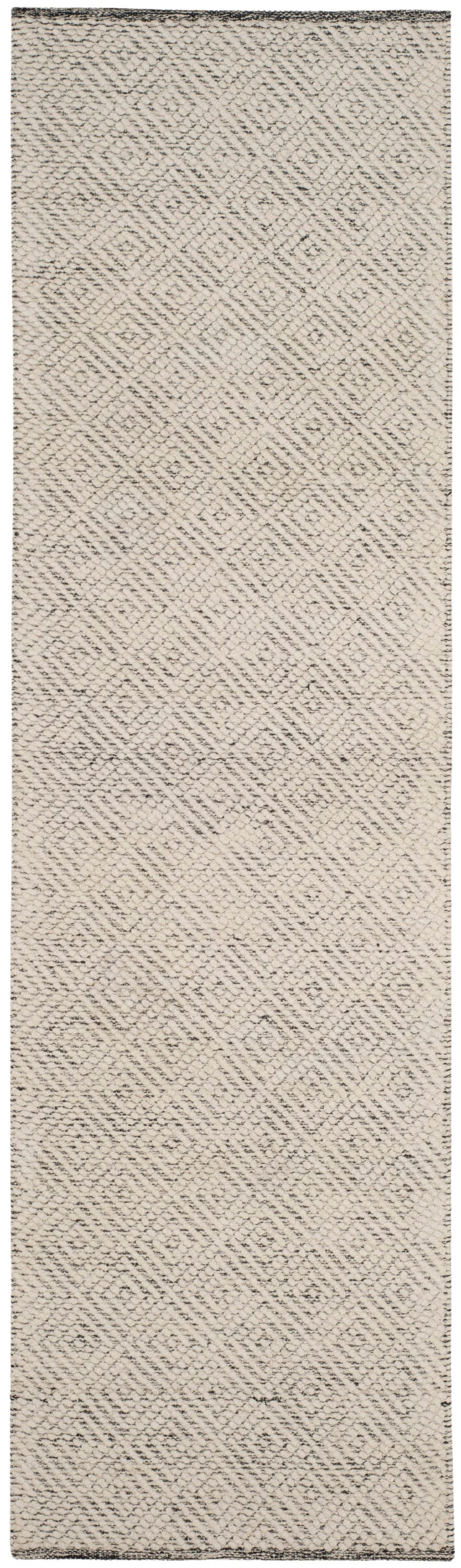 Safavieh NAT503A-210 Natura Torngat 2 x 10 (ft) Wool Ivory/Light Gray Rectangular Indoor Distressed/Overdyed Bohemian/Eclectic Runner rug