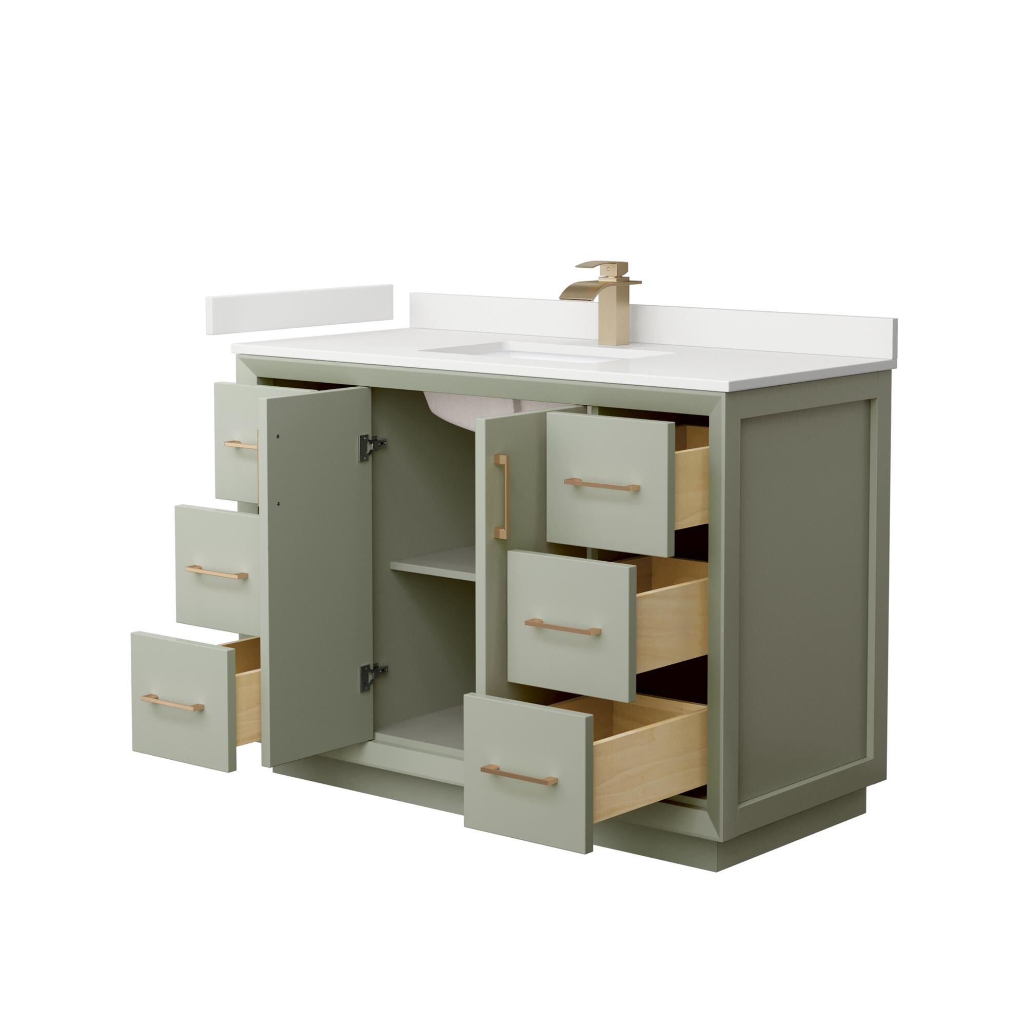 Wyndham Collection WCF414148SLZWQUNSMXX Bath-Vanity-Combo - View #2