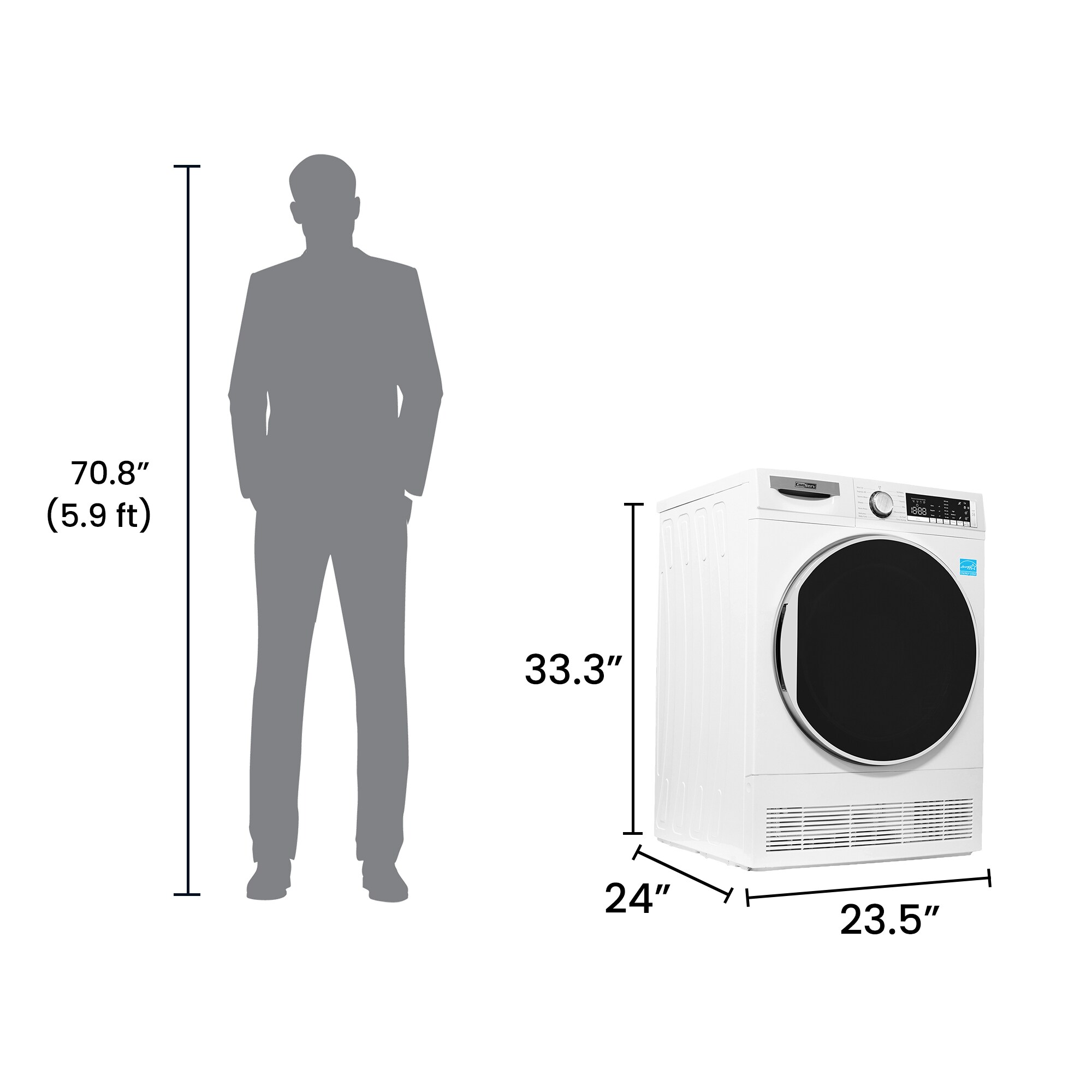 ConServ CD 4040 WHITE Elec-Dry - View #2
