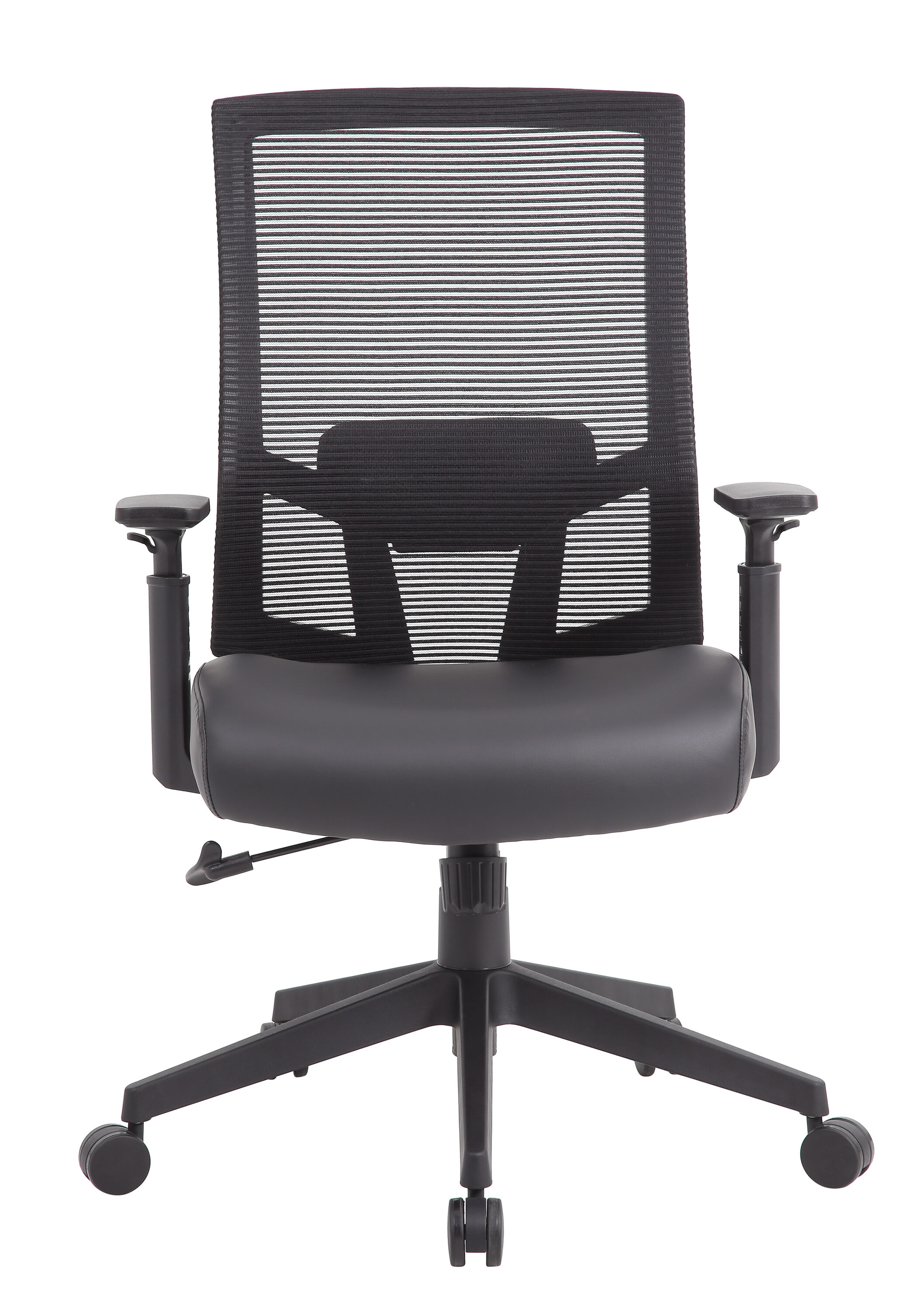 Black High Back Mesh and Vinyl Adjustable Task Chair
