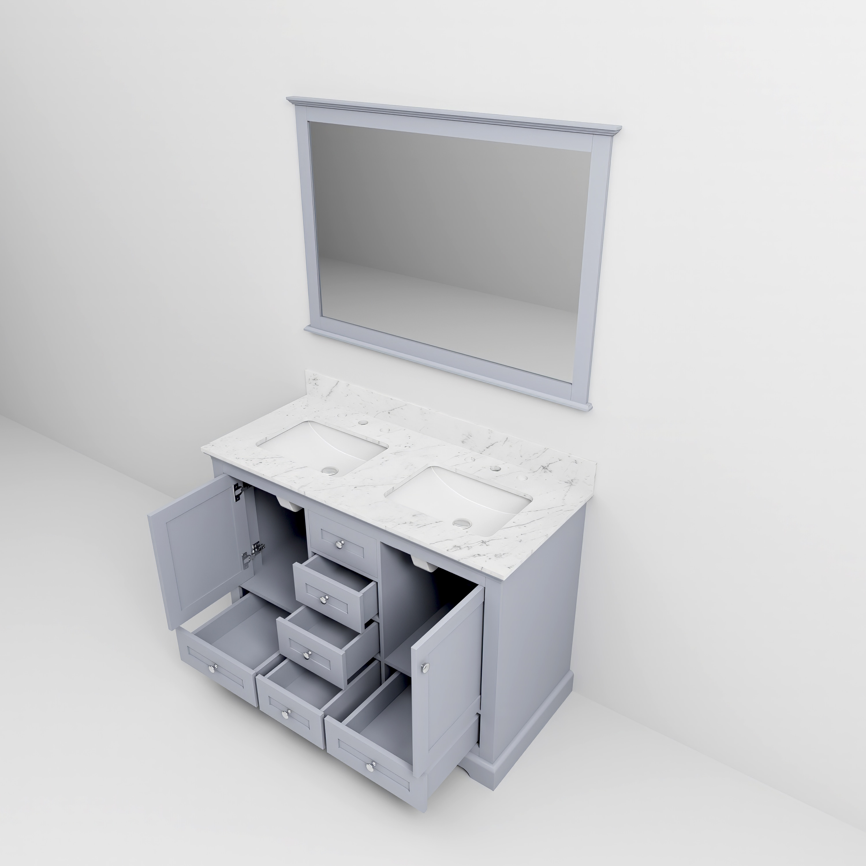 Lexora LD342248DBDSM46 Bath-Vanity-Combo - View #13
