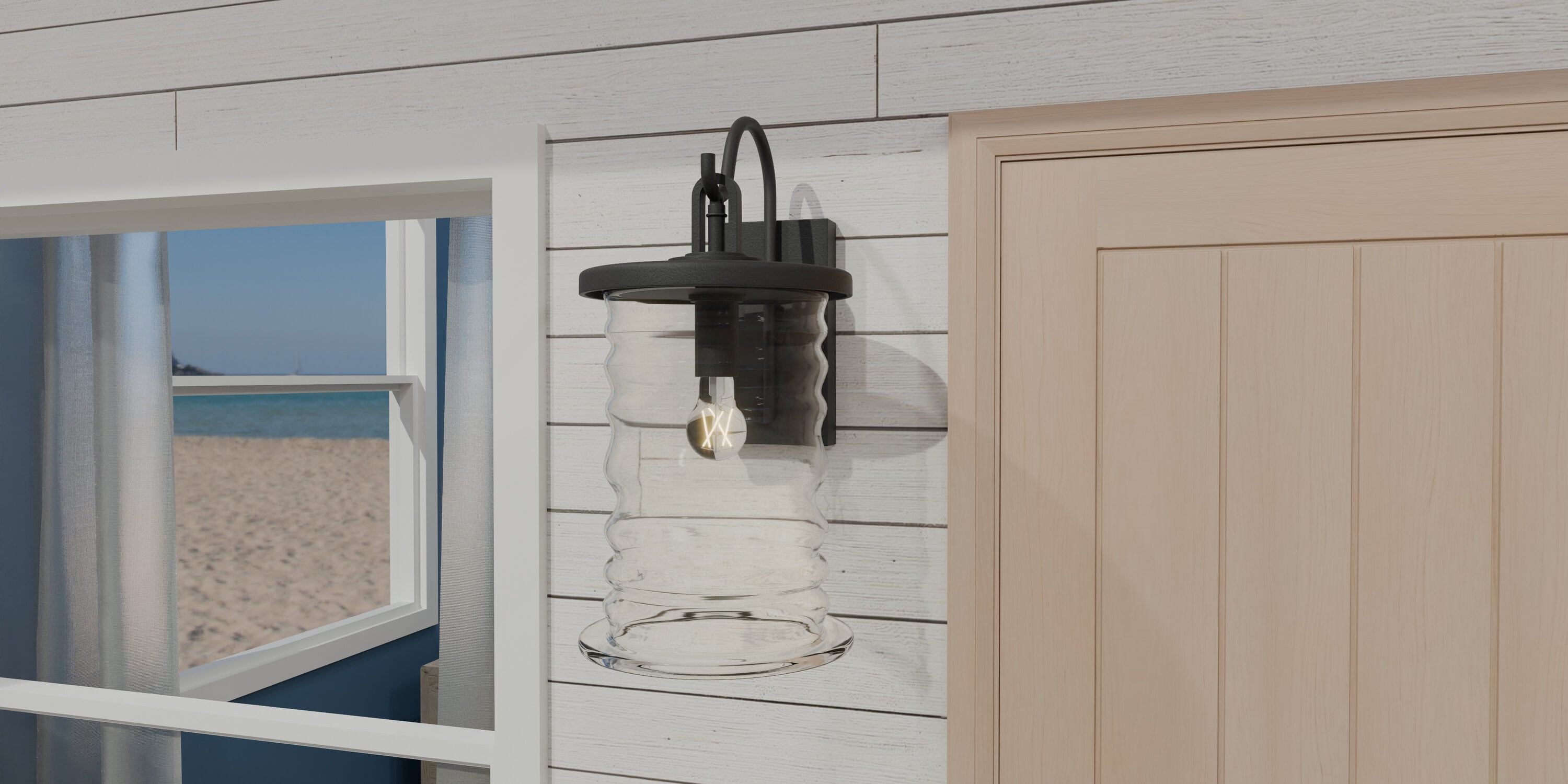 Quoizel NAD8410MBK Outdoor-Wall-Lighting - View #2