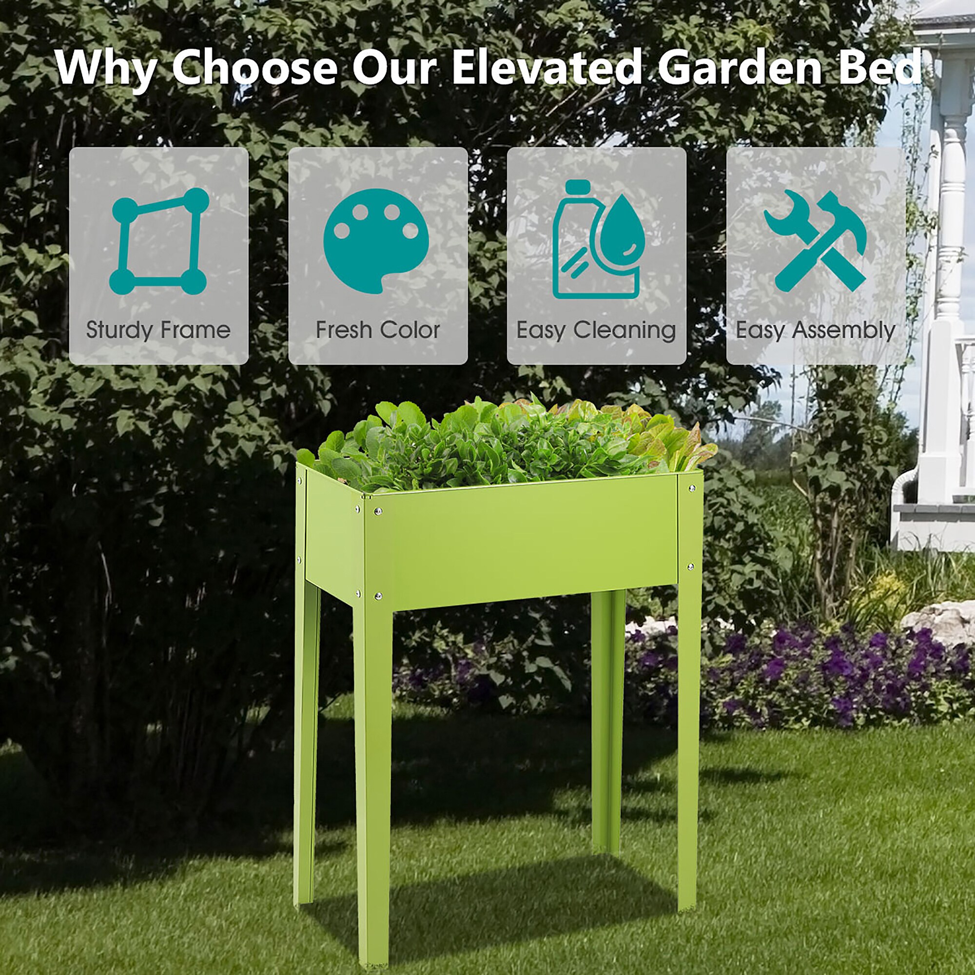 Costway LWS00612 Raised-Planter-Boxes - View #4