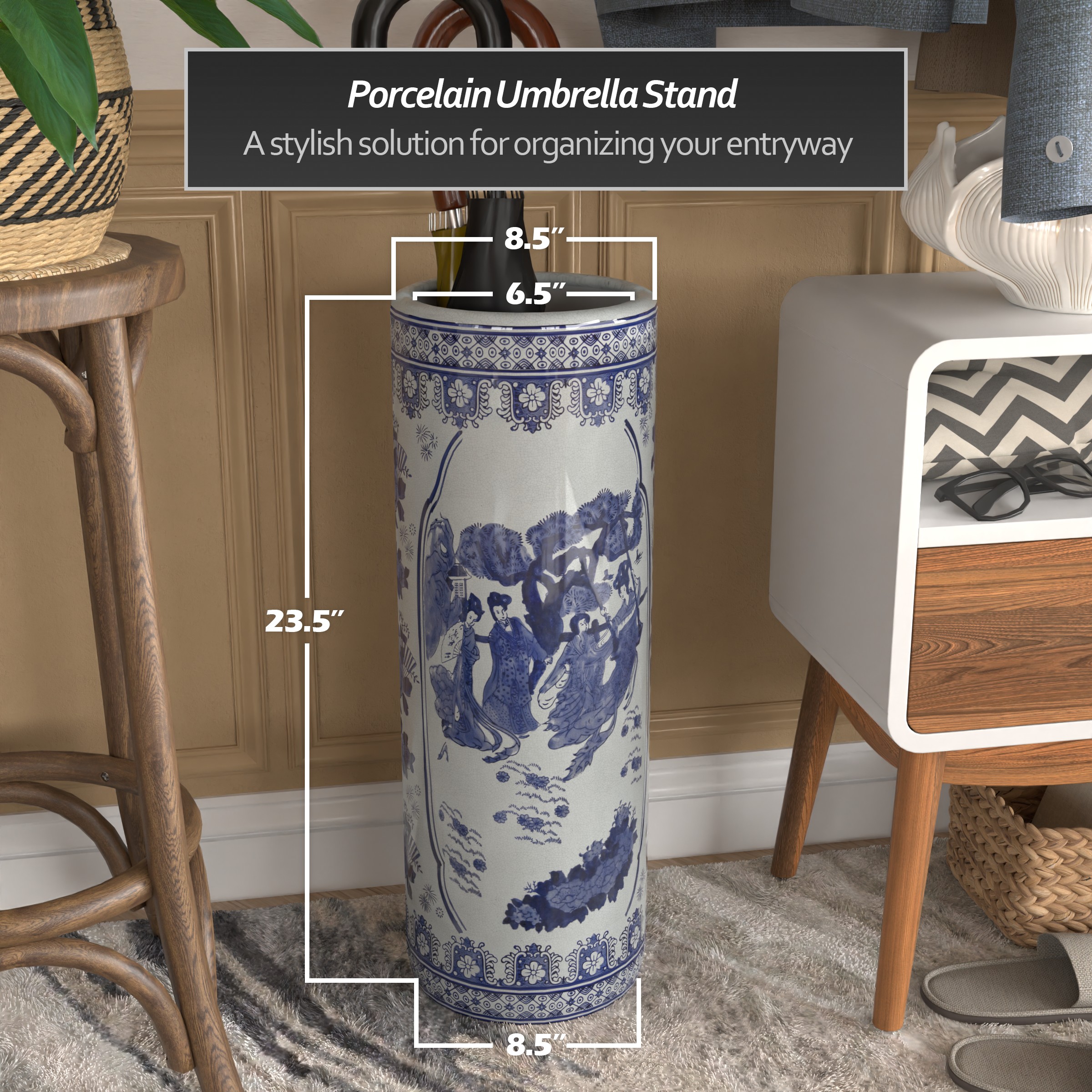 Red Lantern BW-UMBR-BWLD Indoor-Umbrella-Stands - View #4