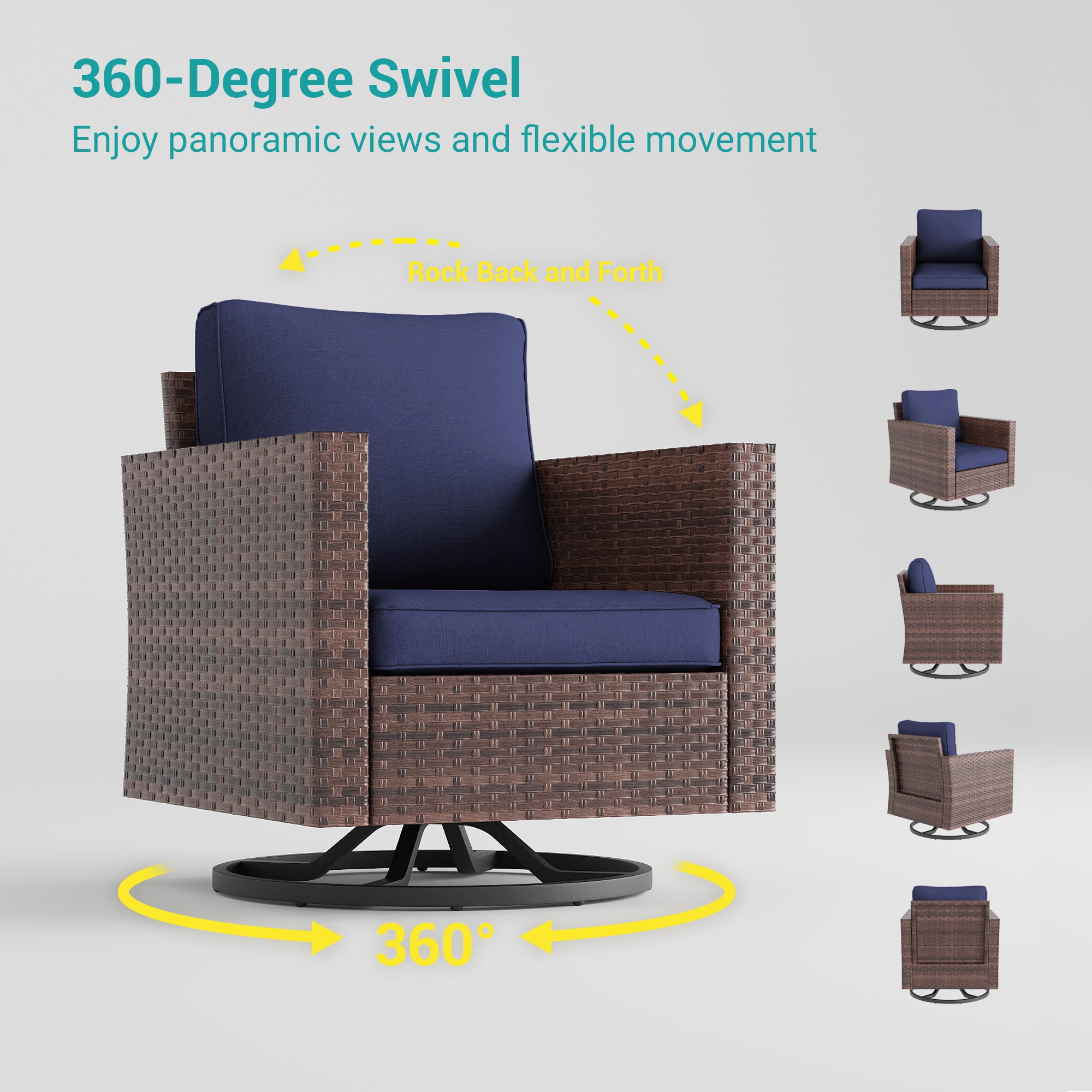 ACEGOSES LW-2R-BNY-T2 Patio-Conversation-Sets - View #4