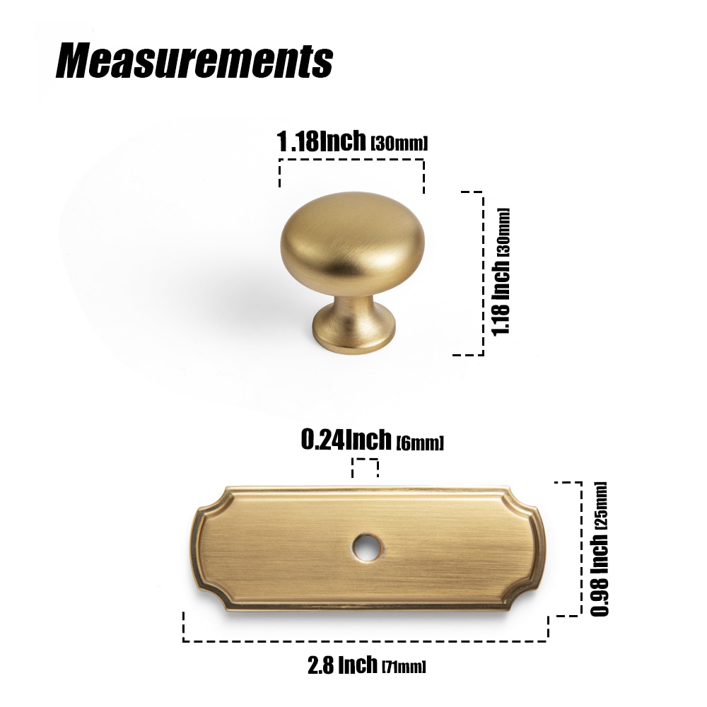 Miaokesen 6180UBR-DK-DP23293 Cabinet-Knobs - View #2