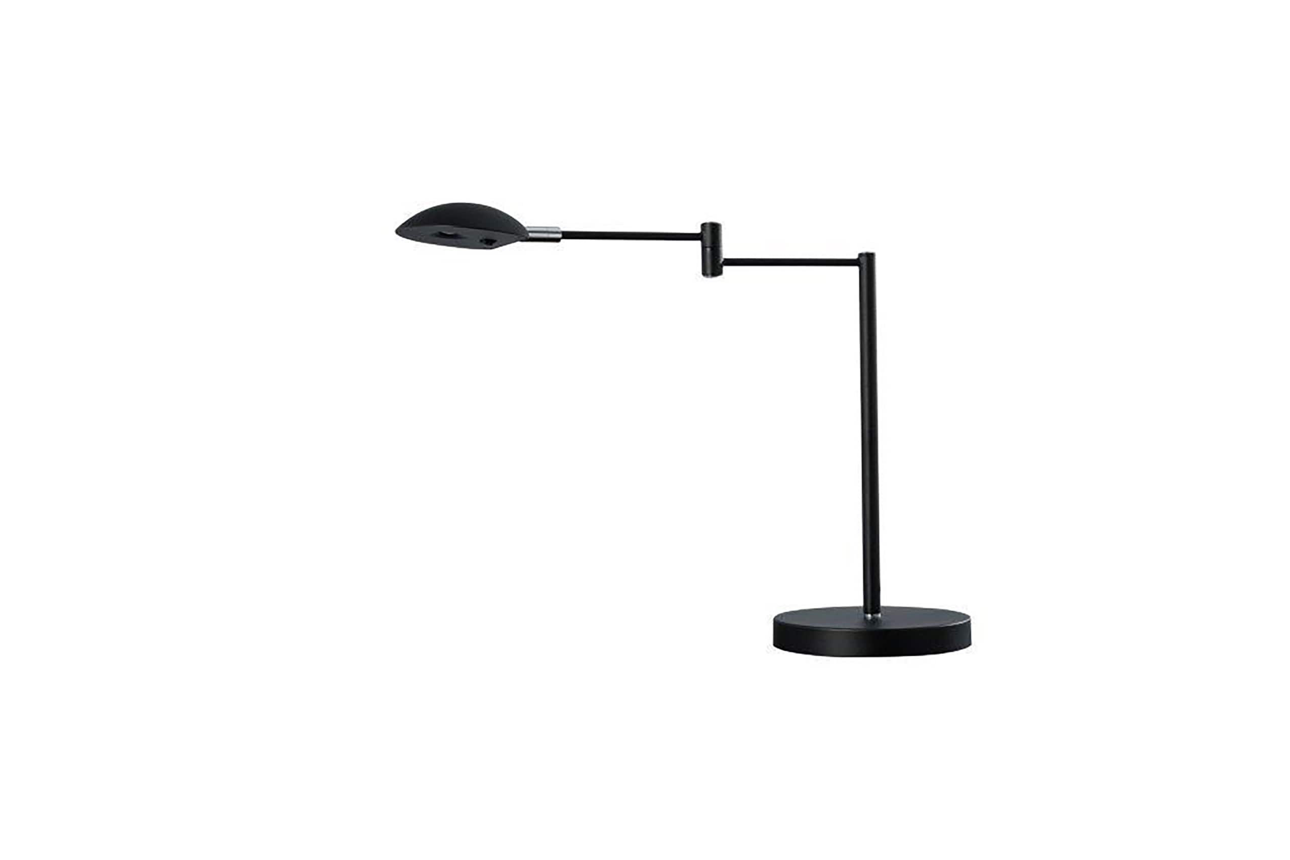 Alera 16.75-in Adjustable Magnifying Black Clip Desk Lamp with Metal Shade  in the Desk Lamps department at