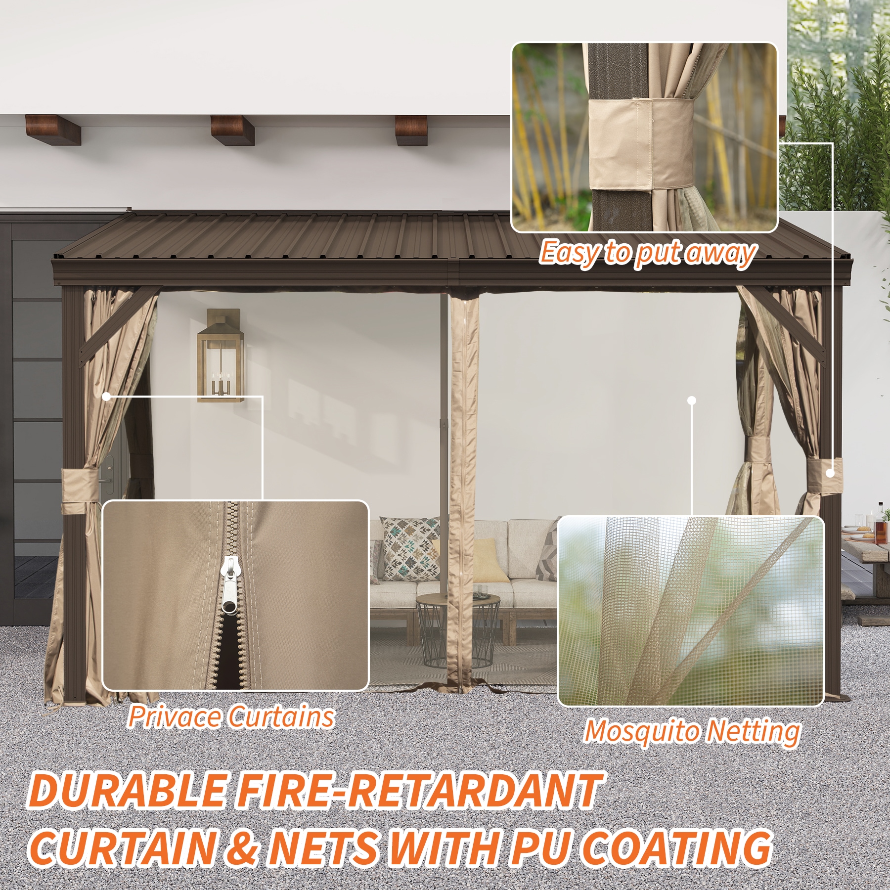 Mondawe MD-LGMF1679 Wood-Resin-Gazebos - View #7