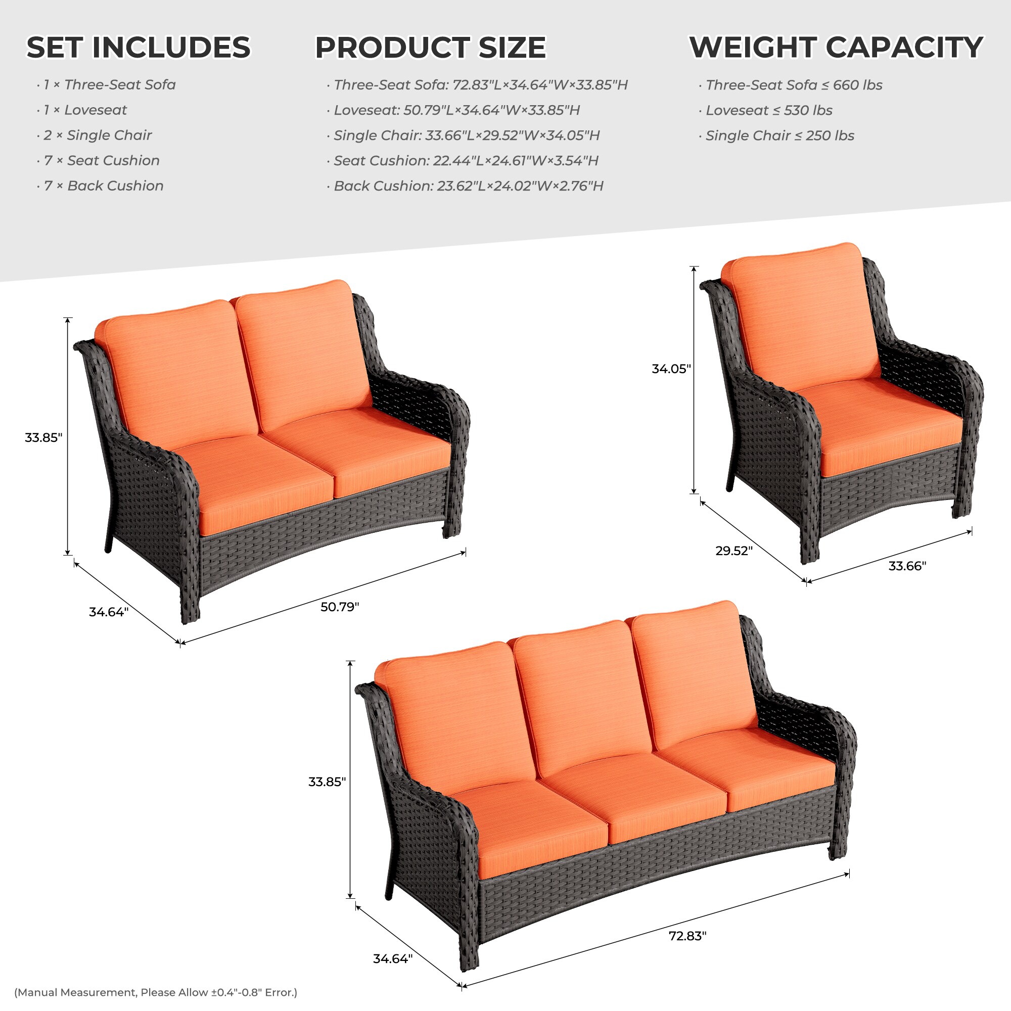 Ovios NTC8-602 Patio-Conversation-Sets - View #7