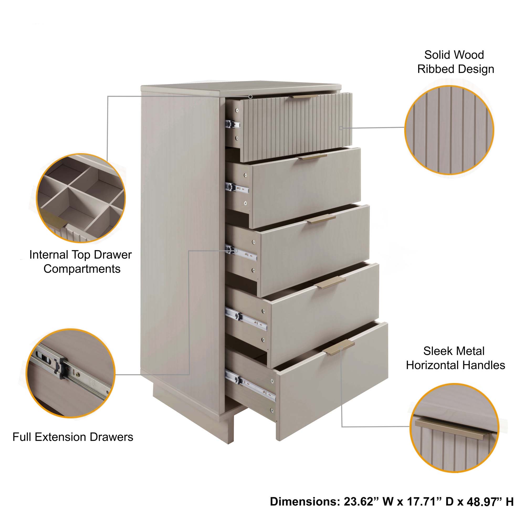 Manhattan Comfort DR-5006 dressers - View #4
