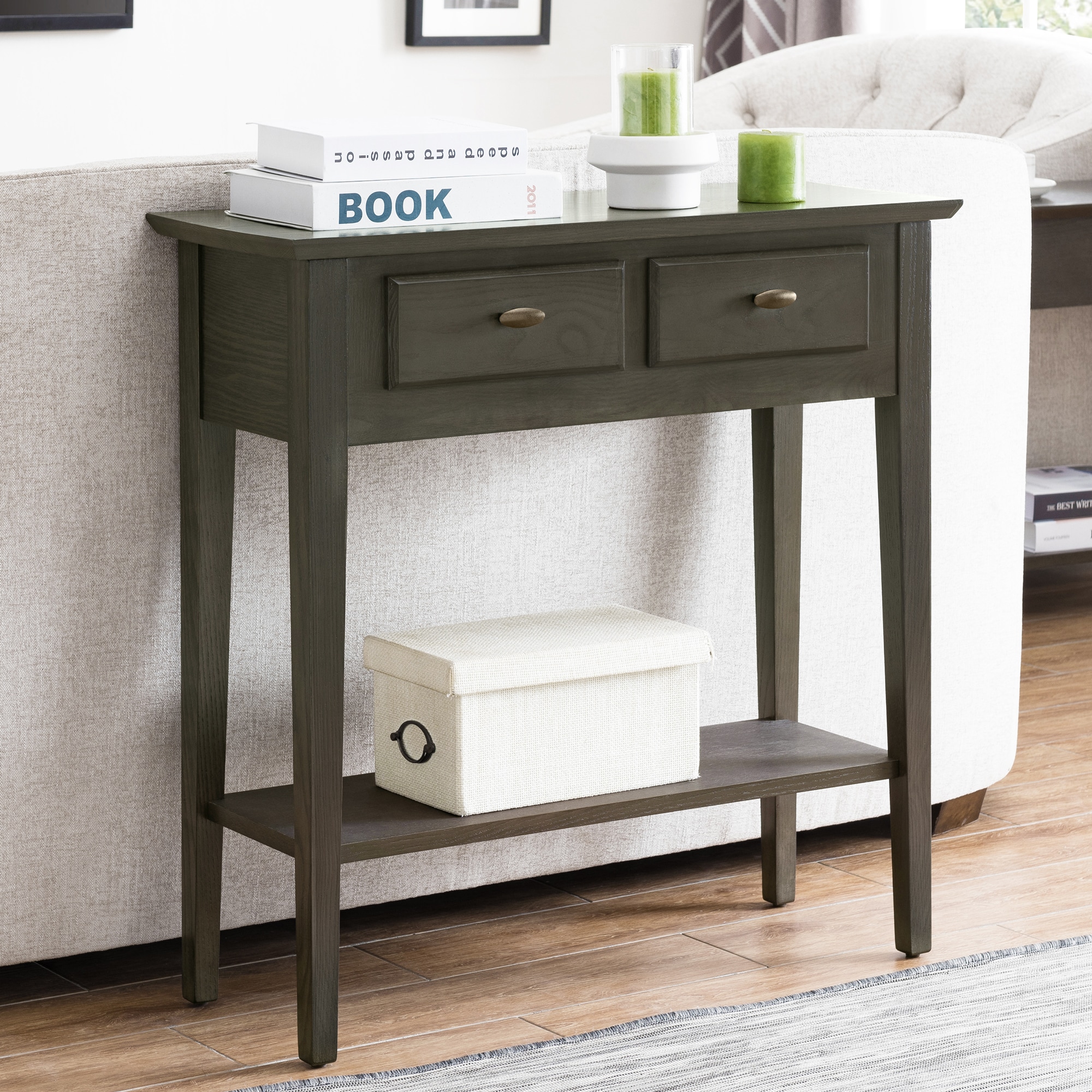 Leick Home 10075-GR Console-Sofa-Tables - View #3