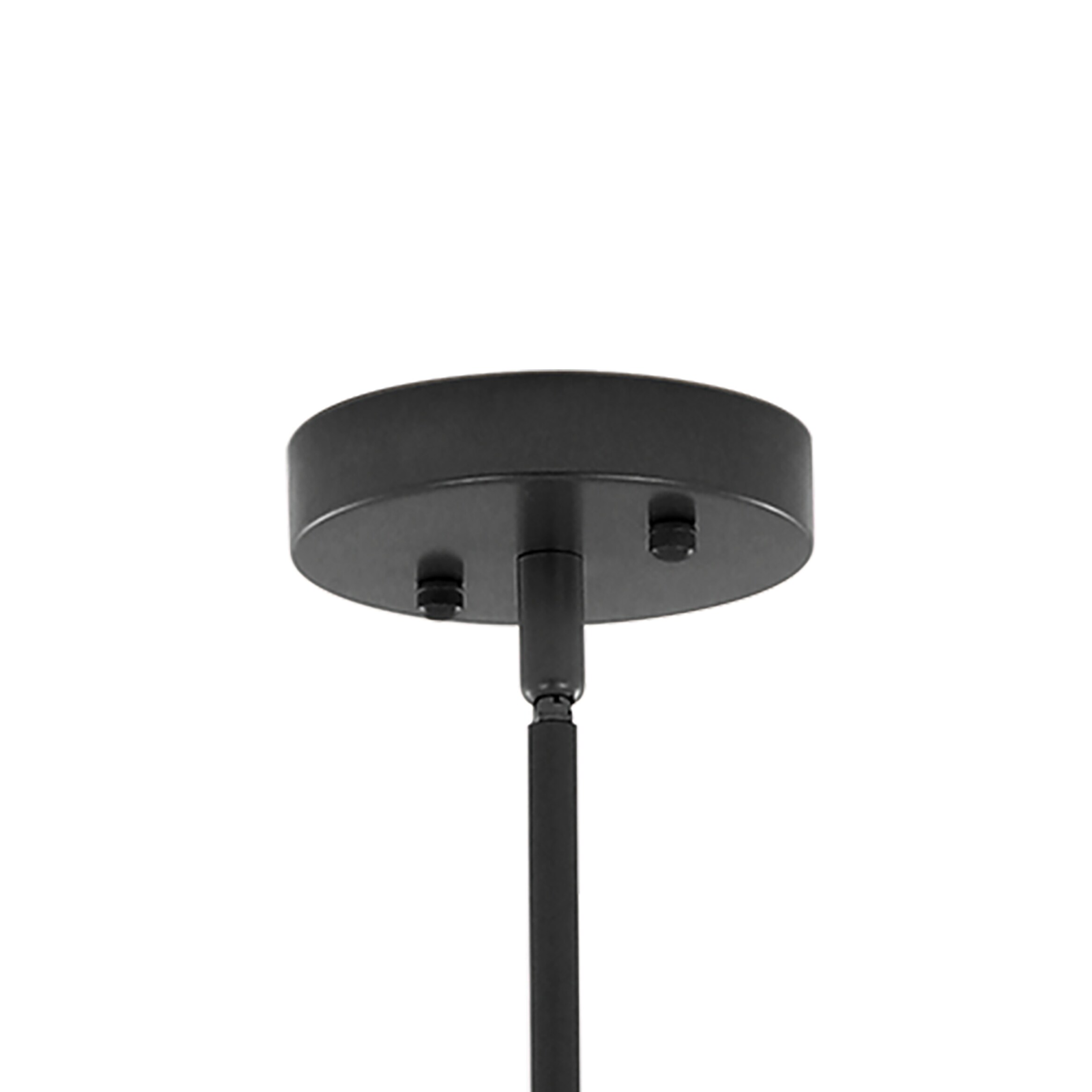 Matte Black 12-Light Sputnik Chandelier with Glass Globes