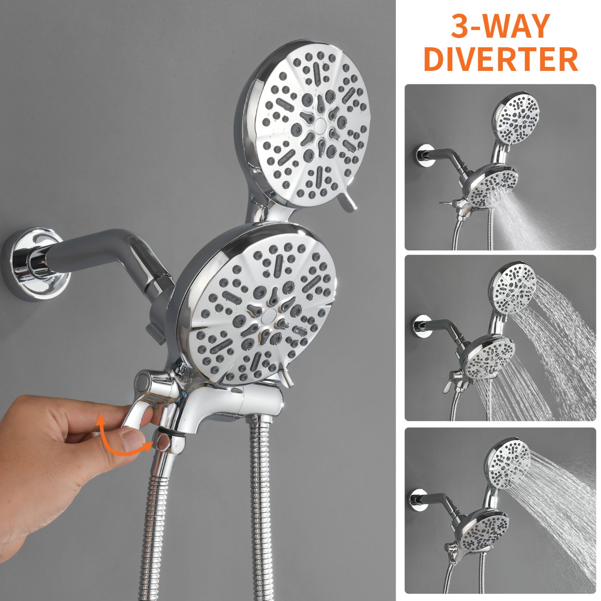 WELLFOR SPA-88067CP Tub-Shower-Faucets - View #4