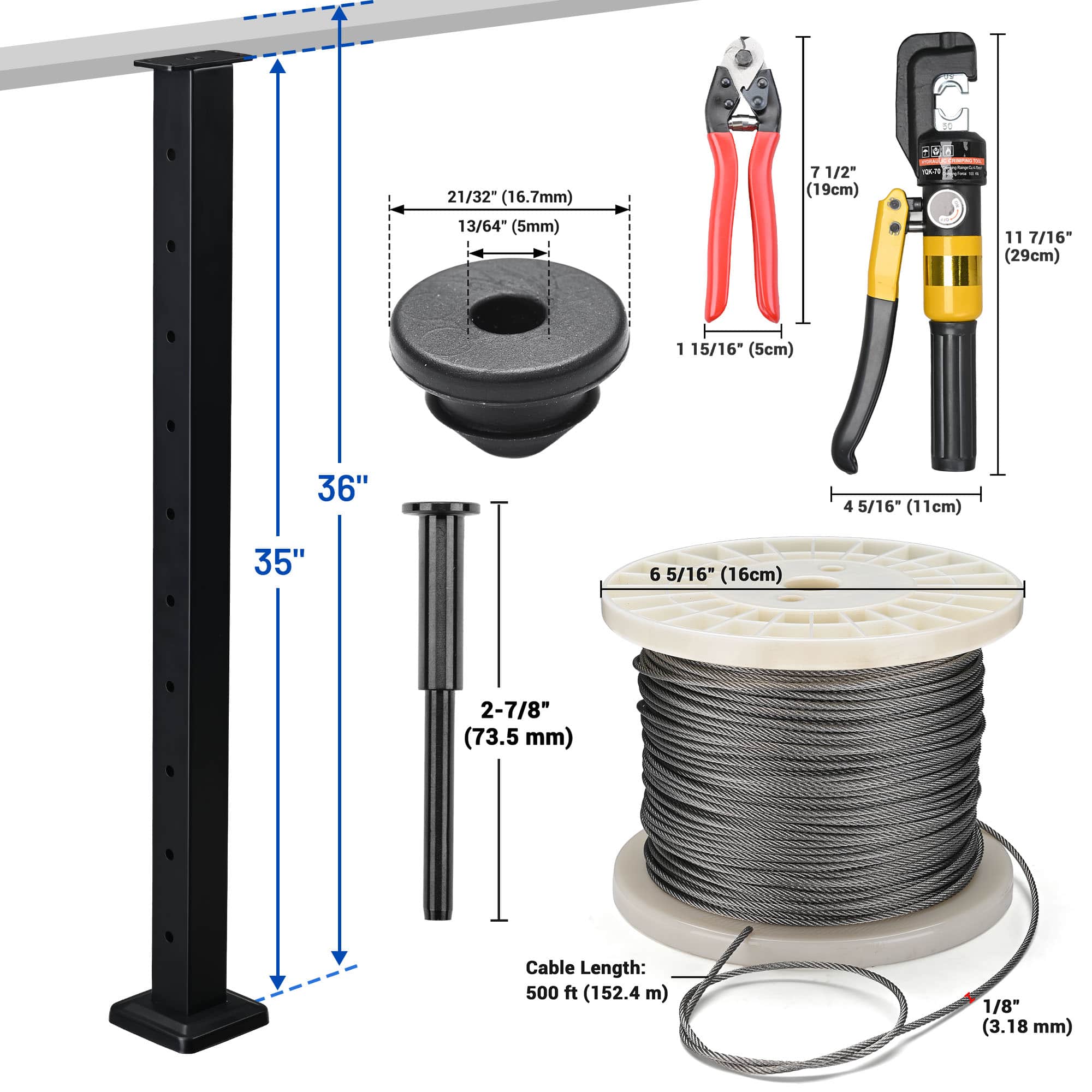 Yescom 25CRP-LX8-SET-11-LO Deck-Tools-Accessories - View #9