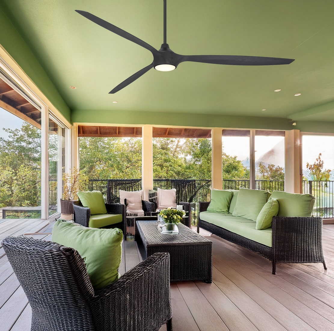 Minka Aire F763L-CL/SSB Ceiling-Fans - View #3