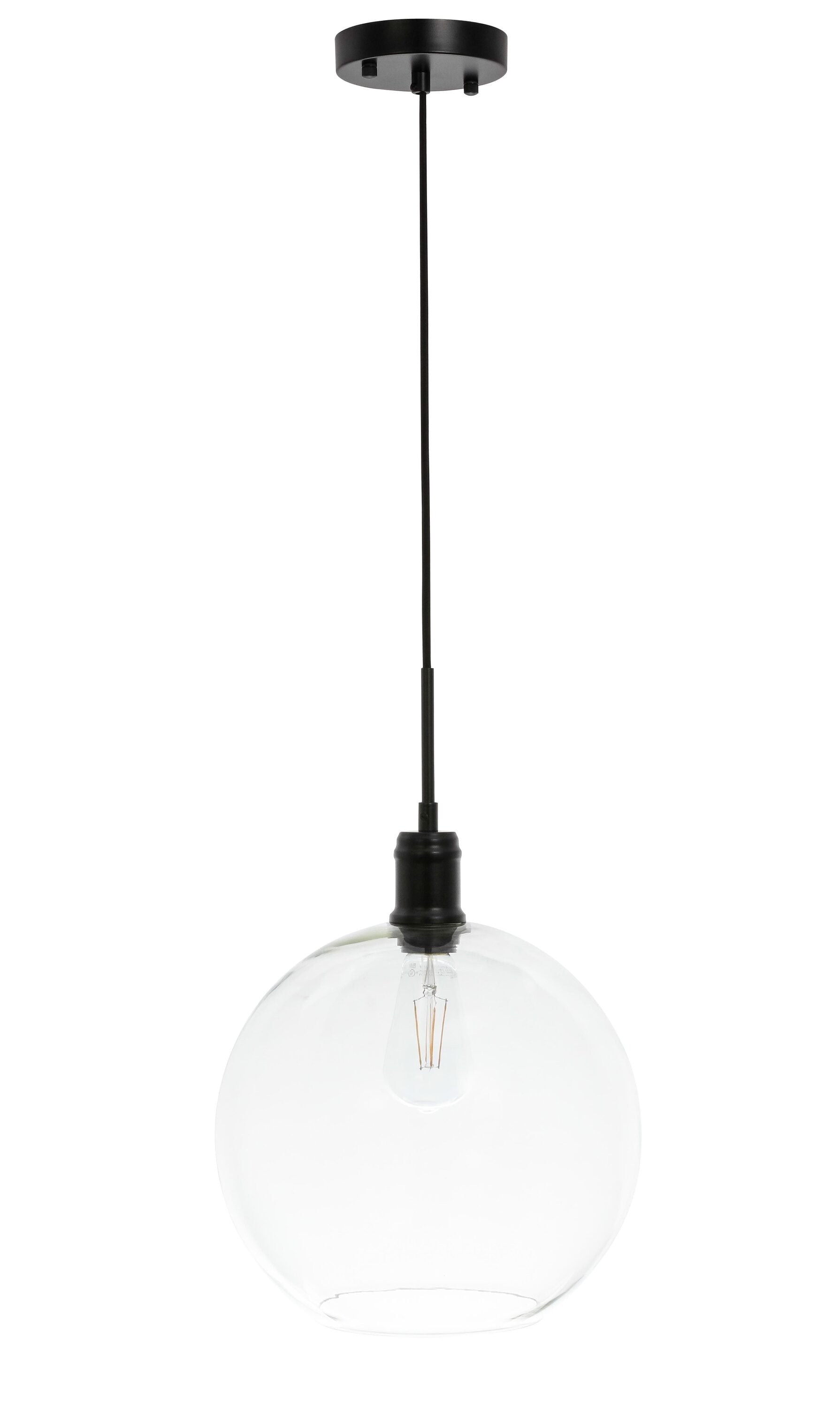 Elegant Decor HFDL18621BK Pendant-Lights - View #2