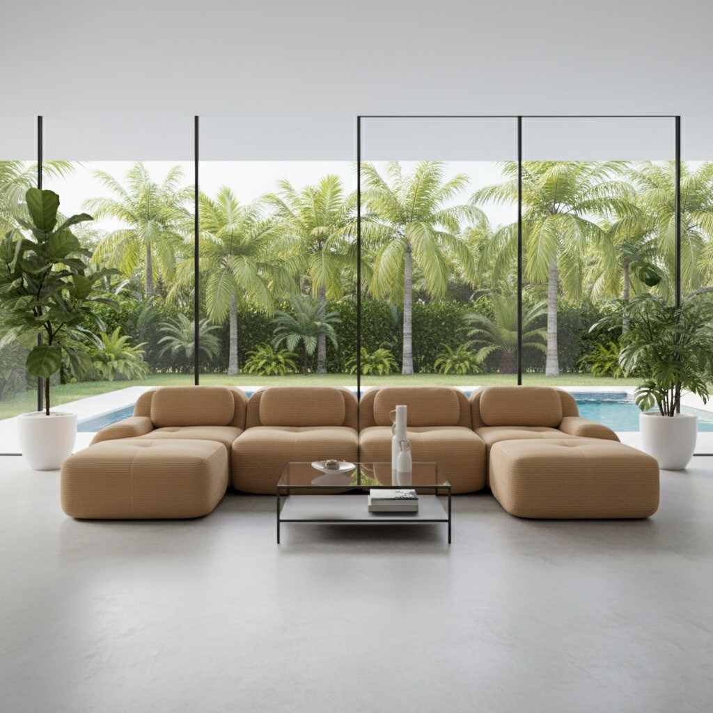 Homy Casa SMZO-FTI-BR Sofas-Loveseats - View #9