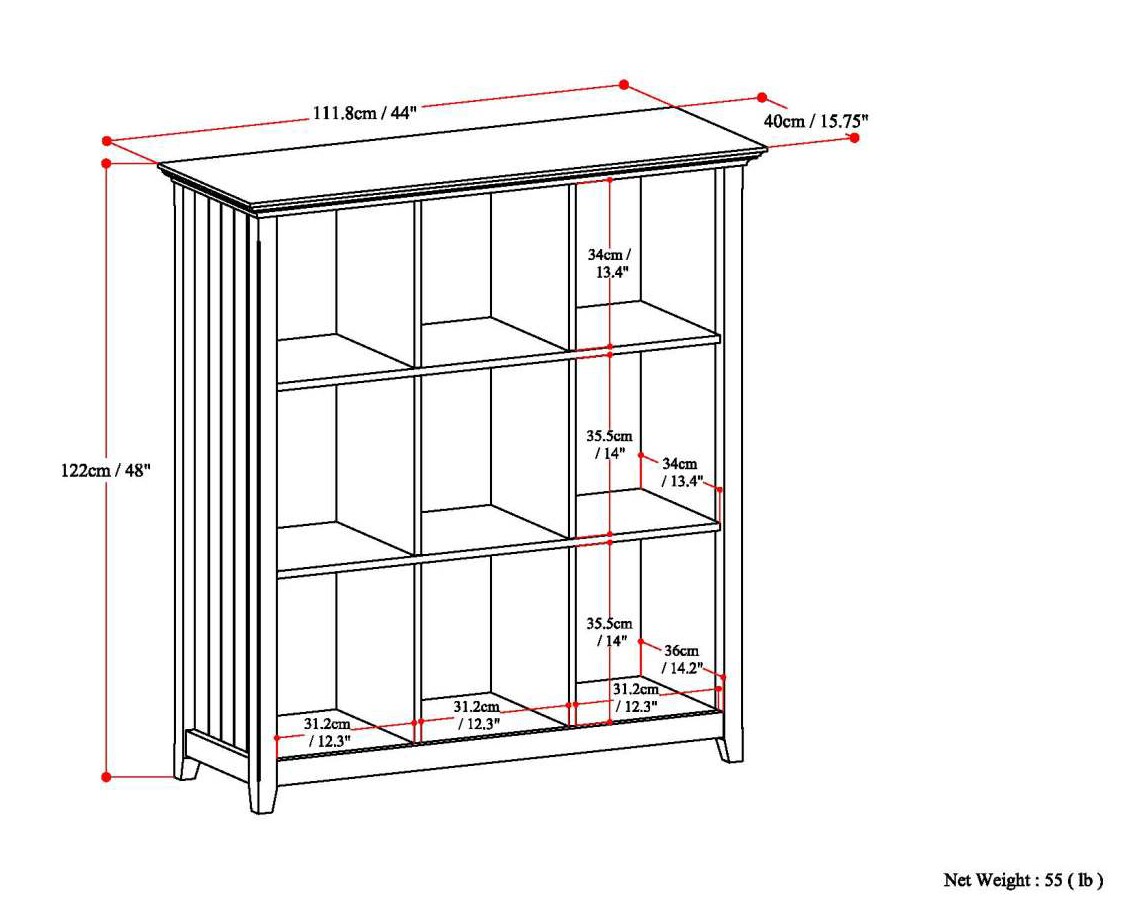 Simpli Home AXCB222-BL bookcases - View #8