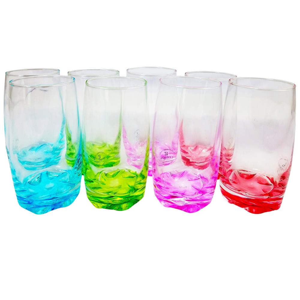 JoyJolt 13-fl oz Glass Drinkware Set of: 6 in the Drinkware department at