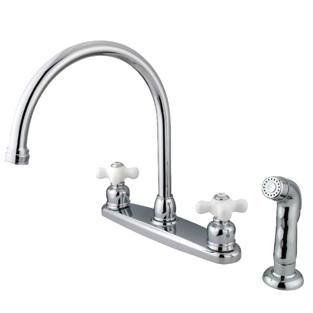 Kingston Brass  KB72.PXSP Vintage 1.8 GPM Standard Kitchen Faucet  Includes Side Spray
