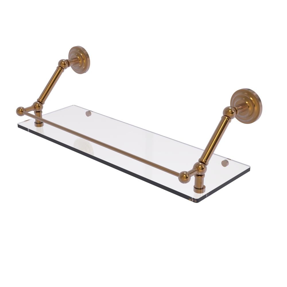 Allied Brass PQN-1-24-GAL-BBR Prestige Que New Brushed Bronze Wall mount Bathroom Shelf ( 24-in x 8-in x 8-in )