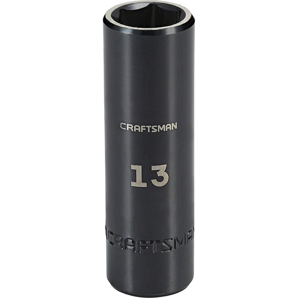CRAFTSMAN Metric 3/8-in Drive 13mm 6-point Impact Socket in the 
