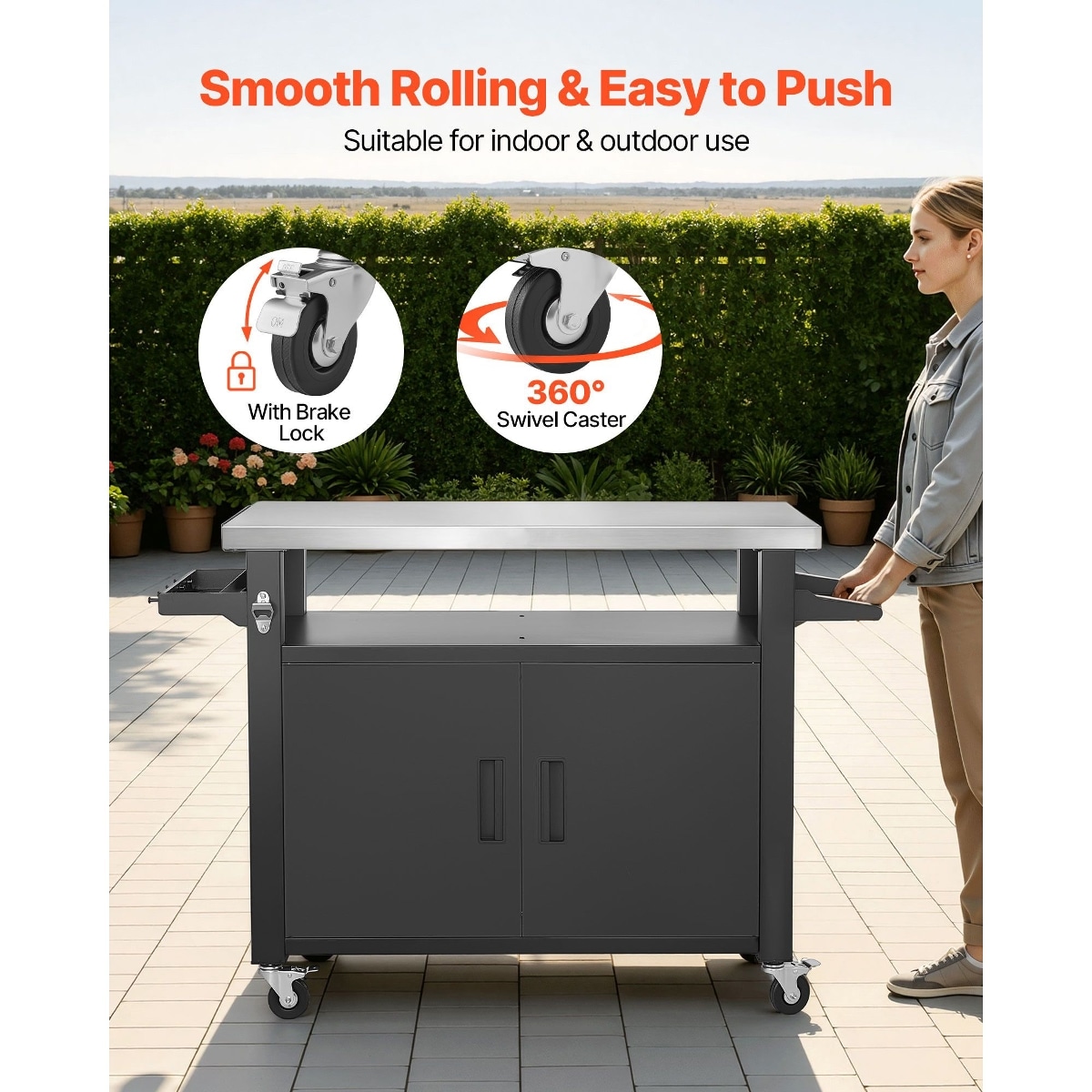 Tooliom D01027EAC7X Grill-Carts-Grill-Stands - View #6