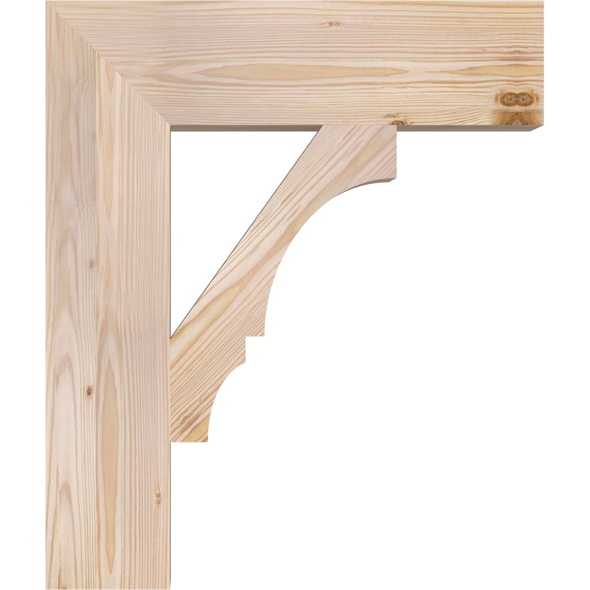 Ekena Millwork BKT06X22X26BOA05SDF Exterior-Brackets-Braces - View #3