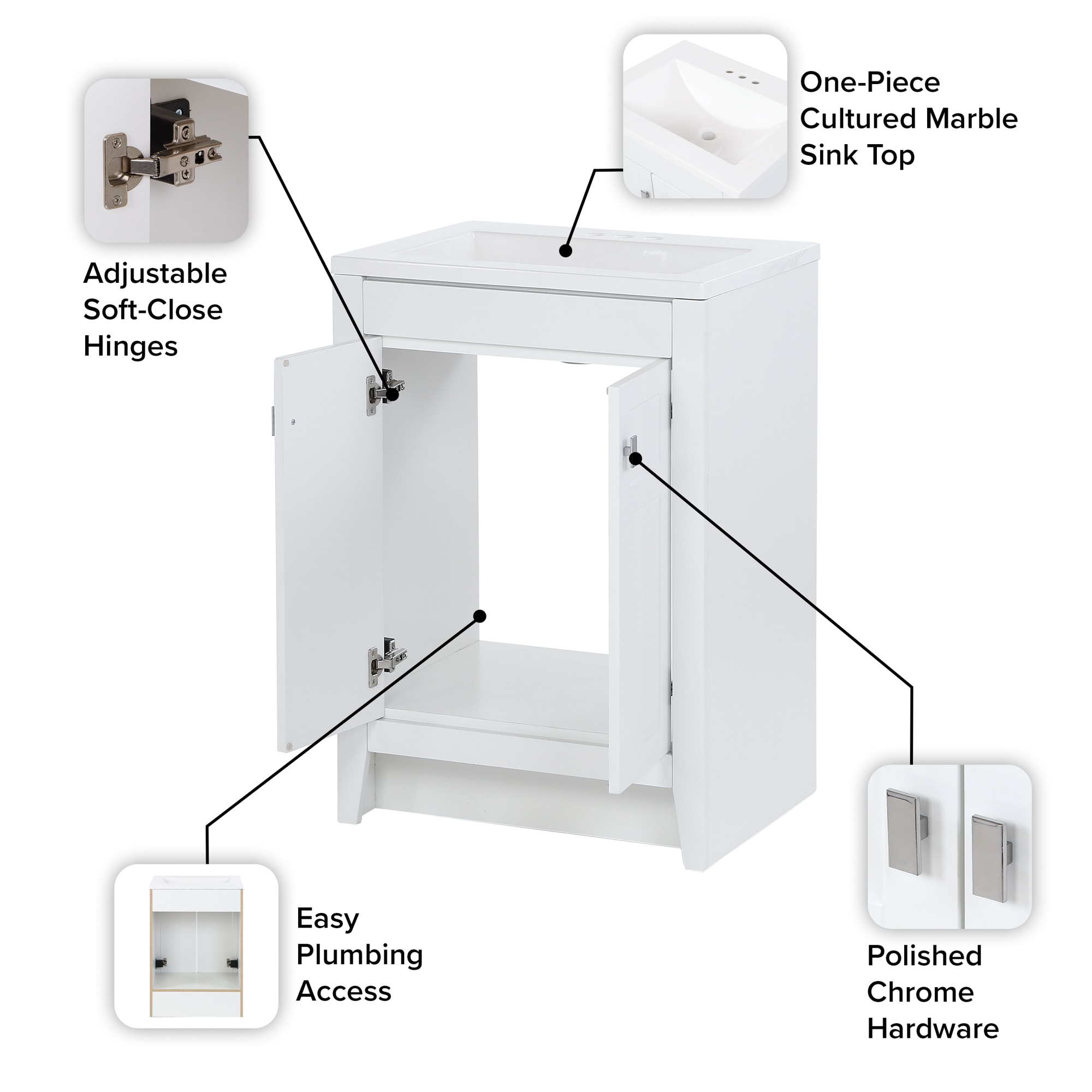 Diamond NOW C24W30000 Bath-Vanity-Combo - View #6
