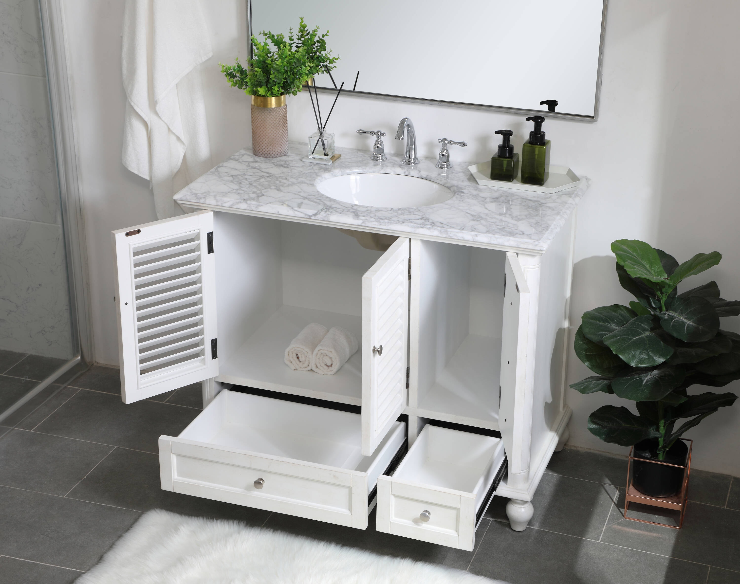 Elegant Decor FI91542AW Bath-Vanity-Combo - View #10