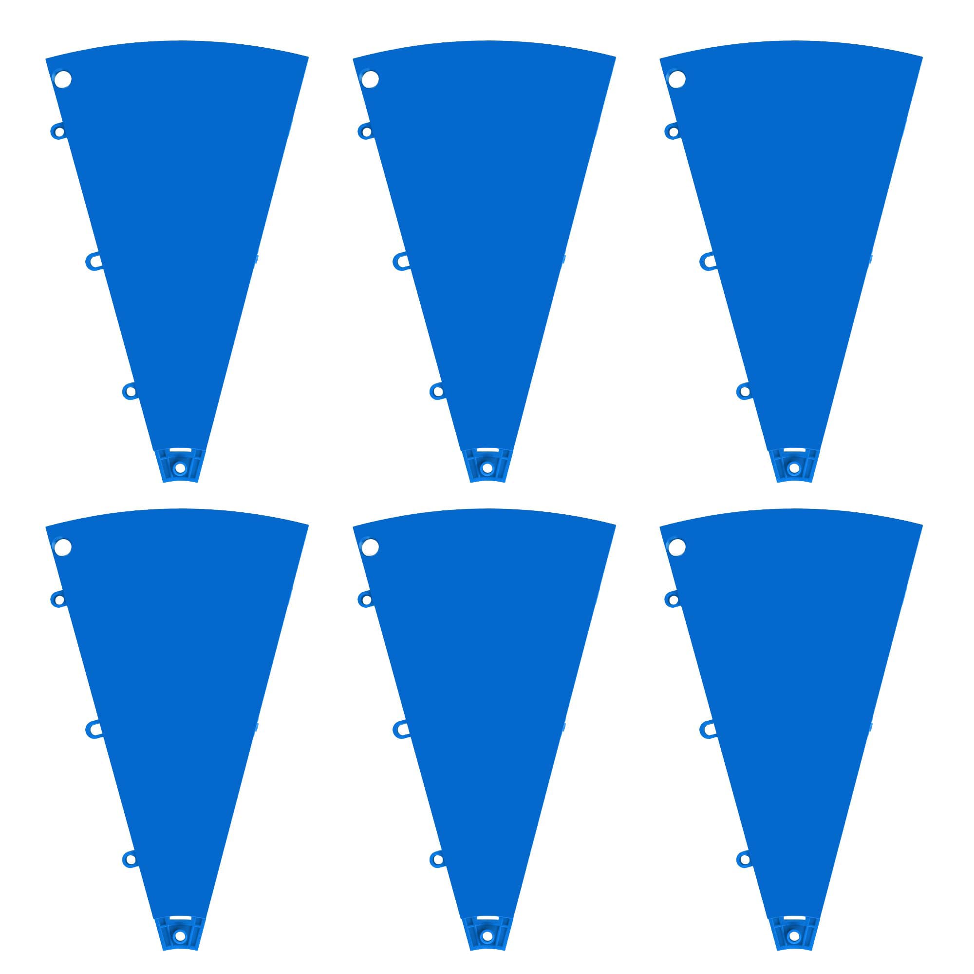 Yescom 35PAR009-PANEL-03-LO WinSpin 6 Pcs Prize Wheel Panels Dry Erase Blue for 24IN Modular Prize Wheel